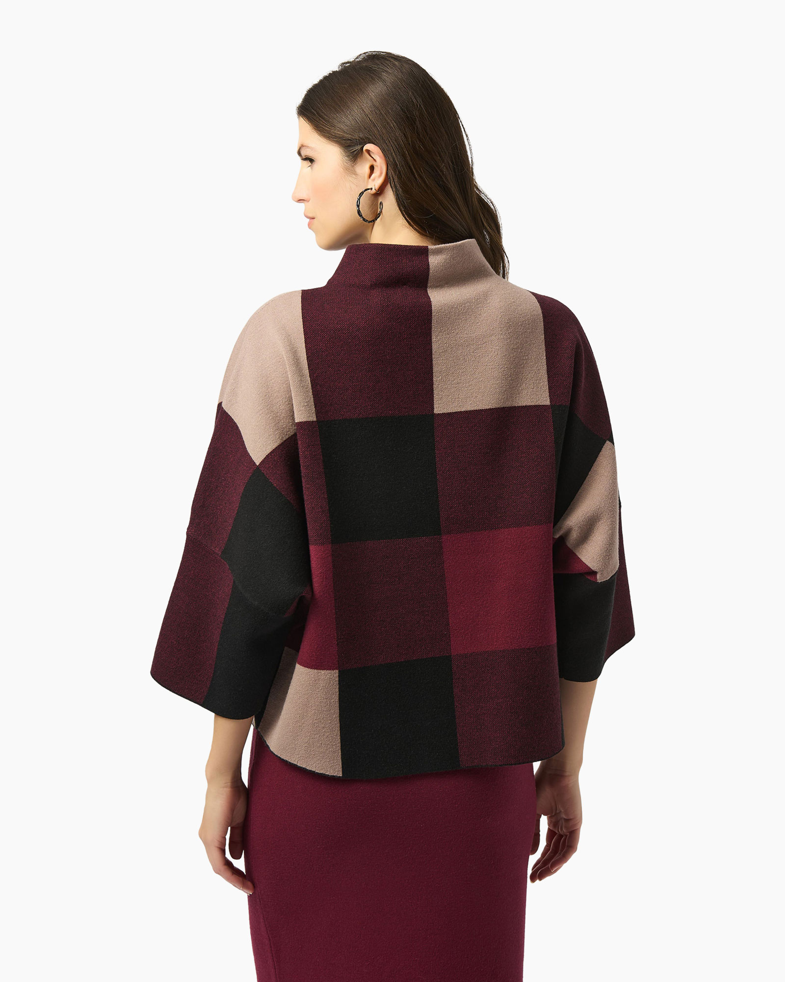 Pullover Lds Top Bordeaux