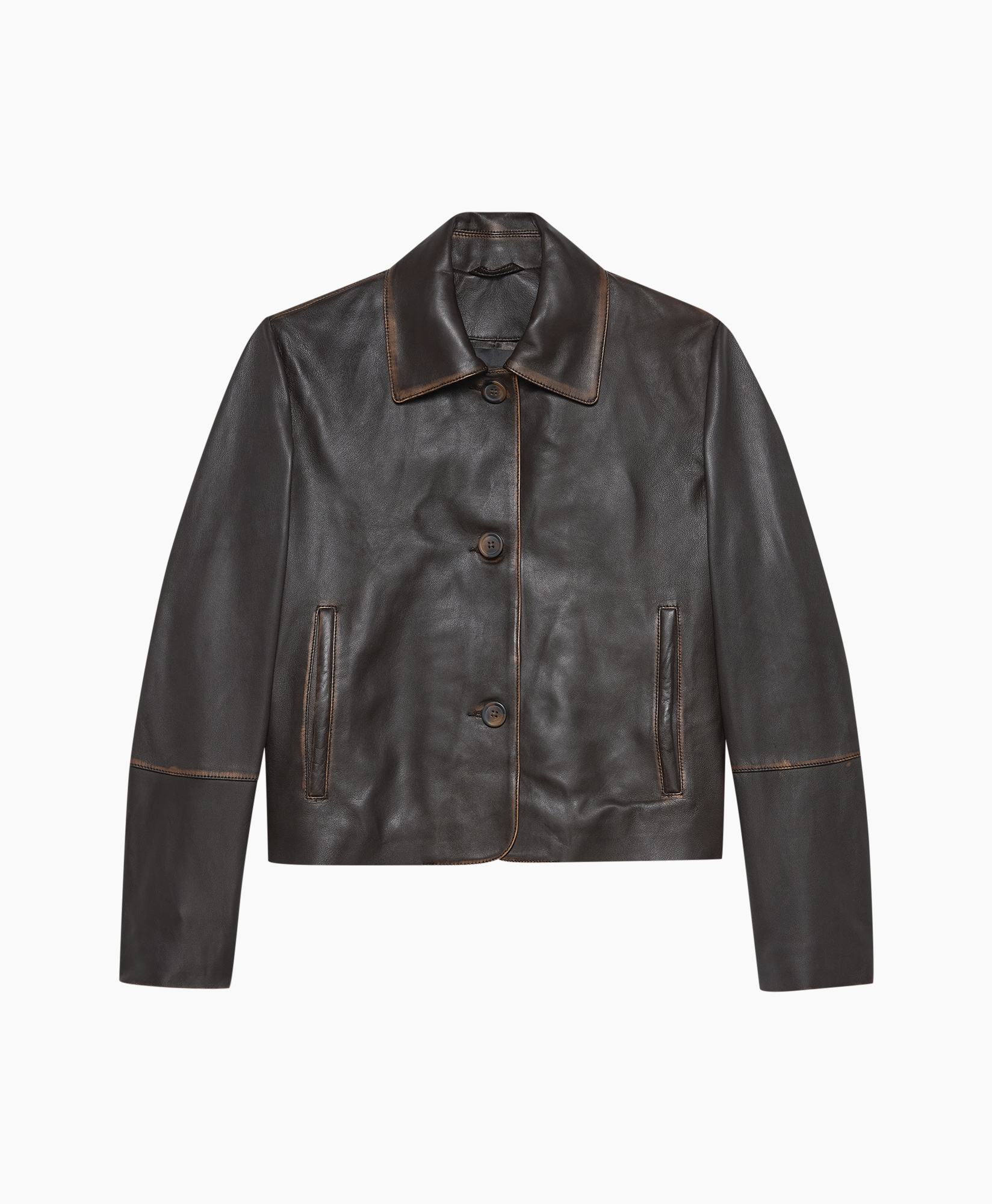 Kleding, Jas, leren jas