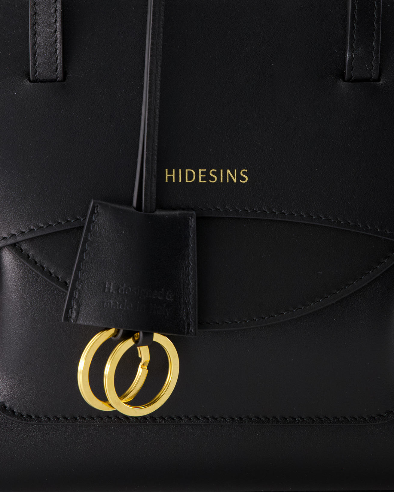tas, handtas, zwart, leer, gouden hardware