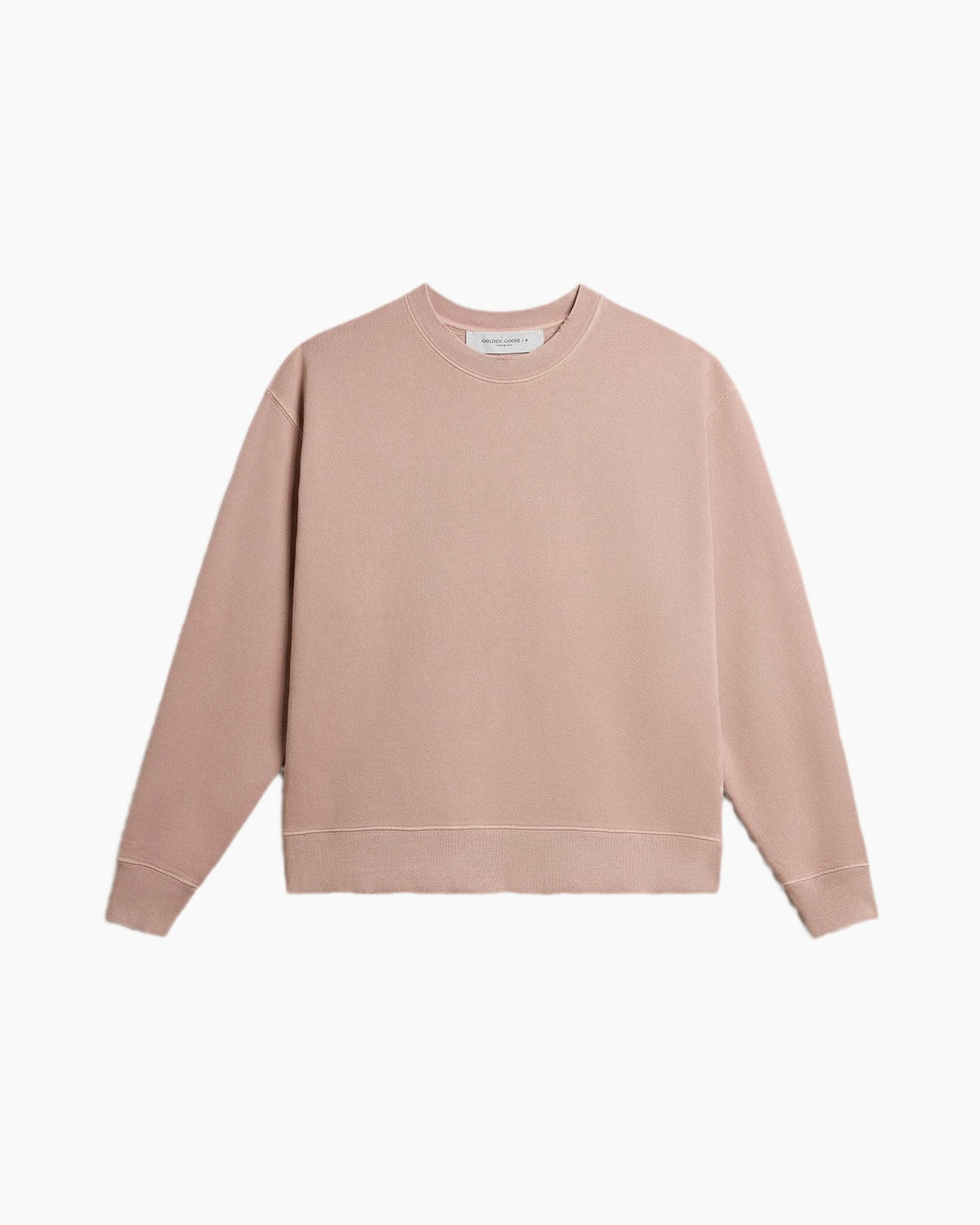 sweatshirt, pullover, roze, langemouw, rond hals