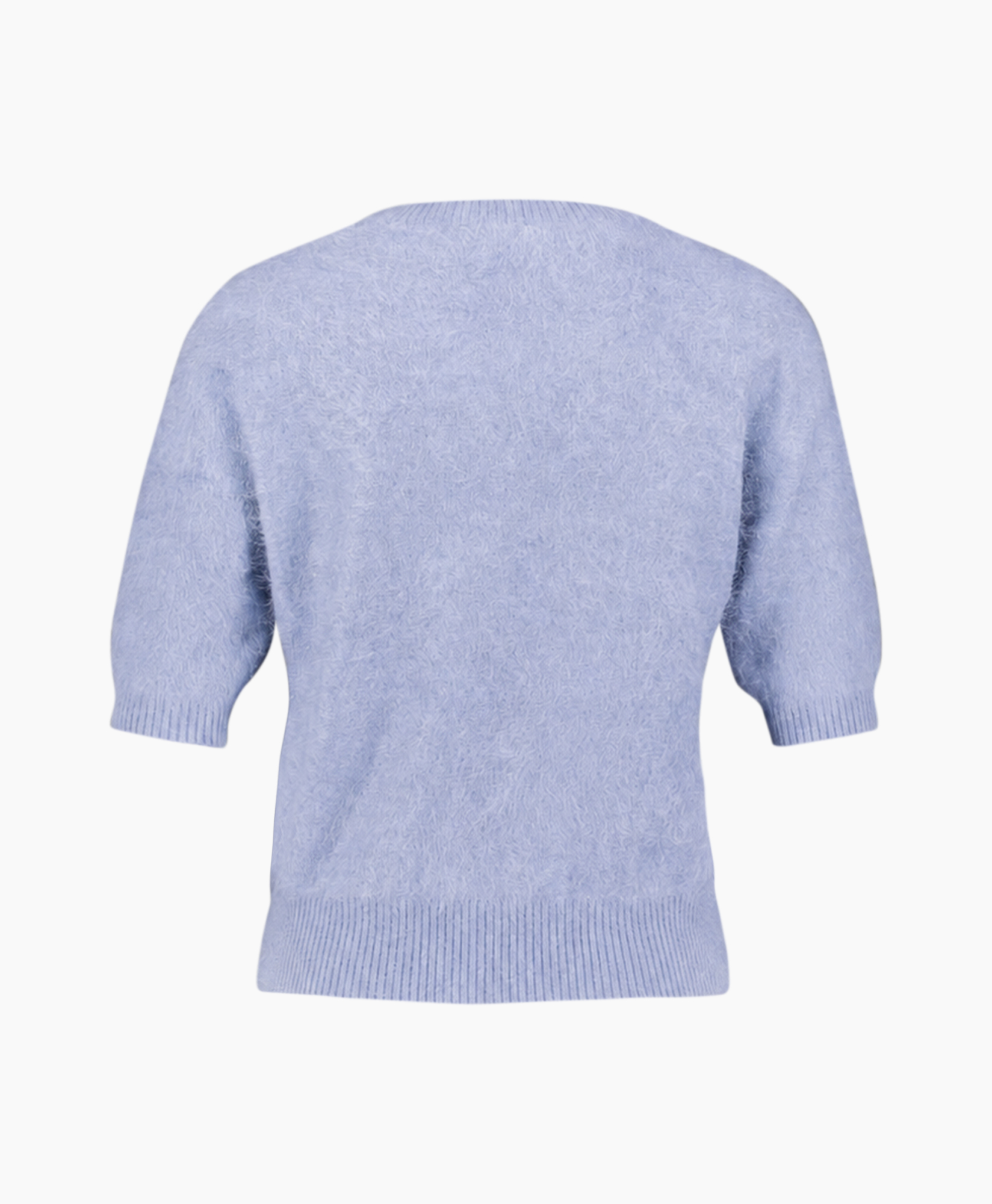 trui, katoen?, raffia?, lavendel, textuur
