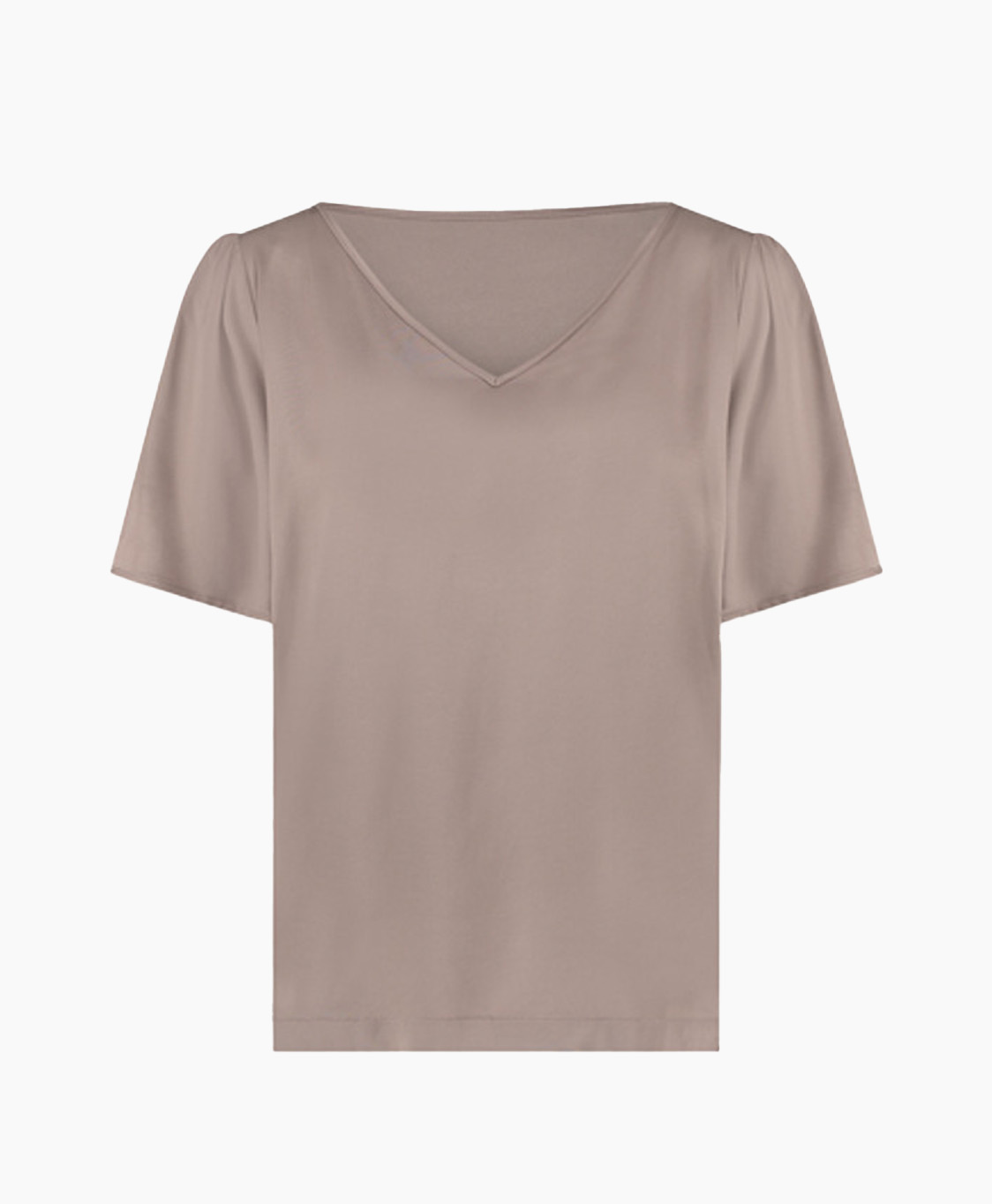 Top & T-shirt Gwenny 2way Satin Ecru