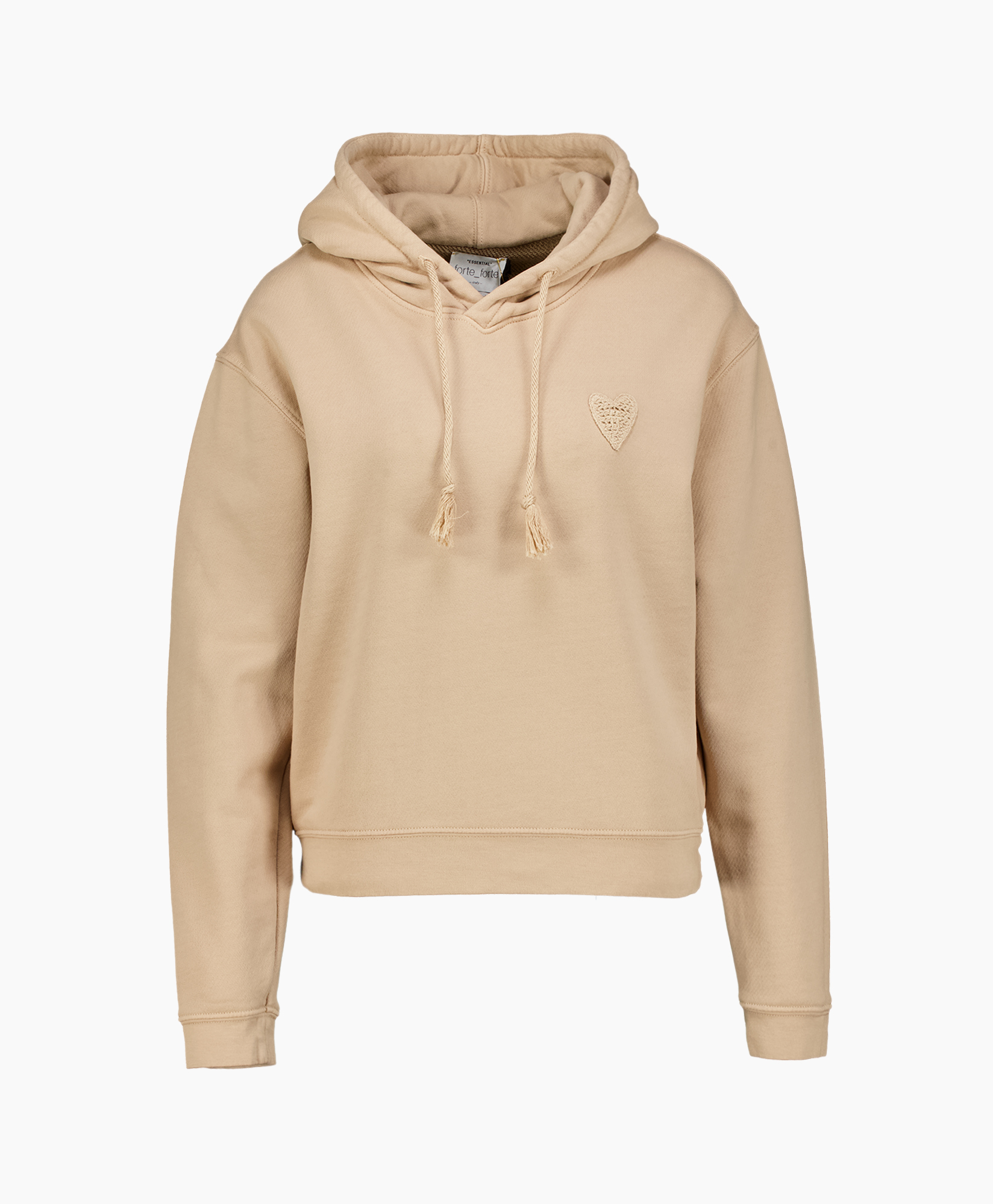 Trui Essential Diagonal Cotton  Beige