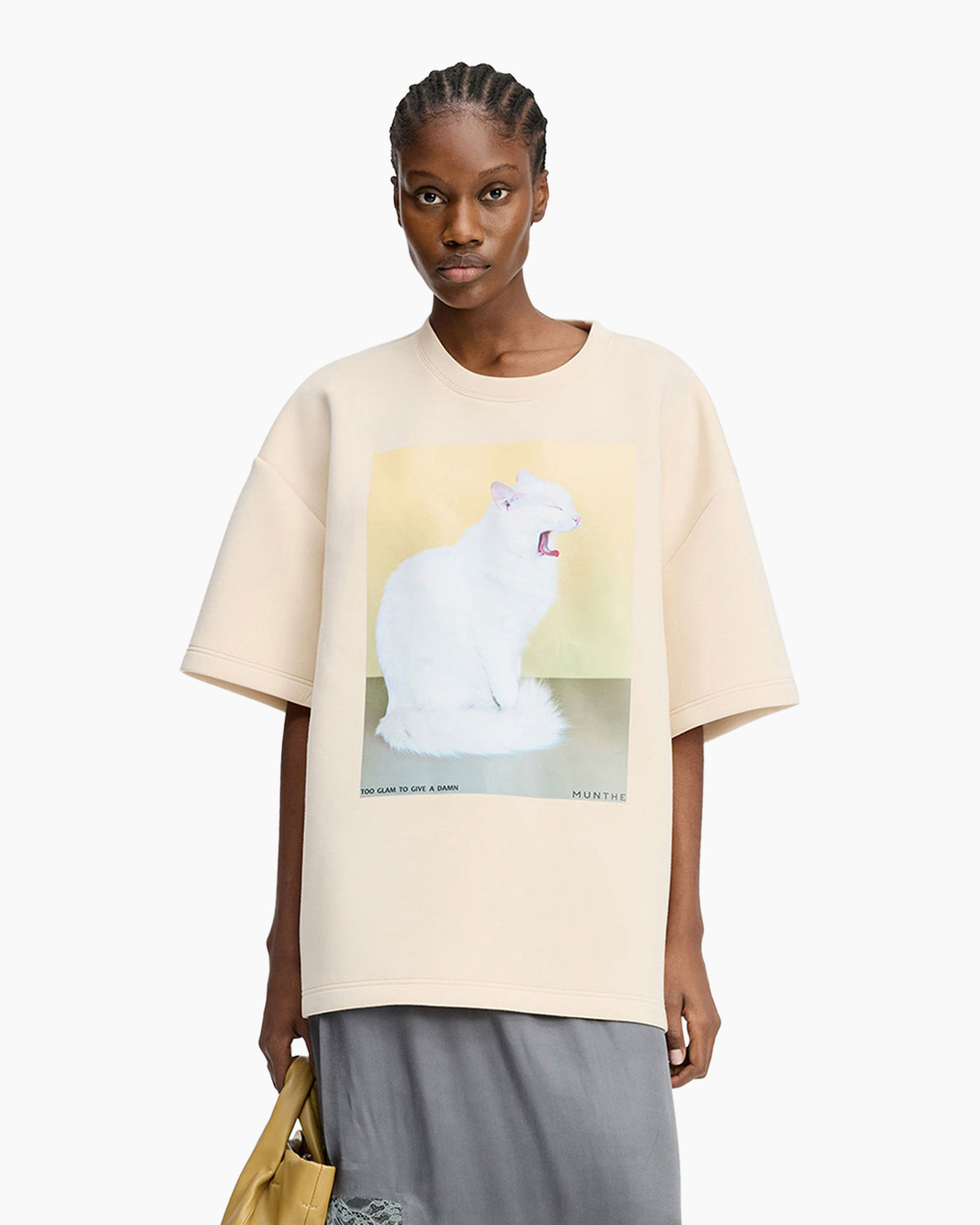 T-shirt Korte Mouw Raploi Bruin