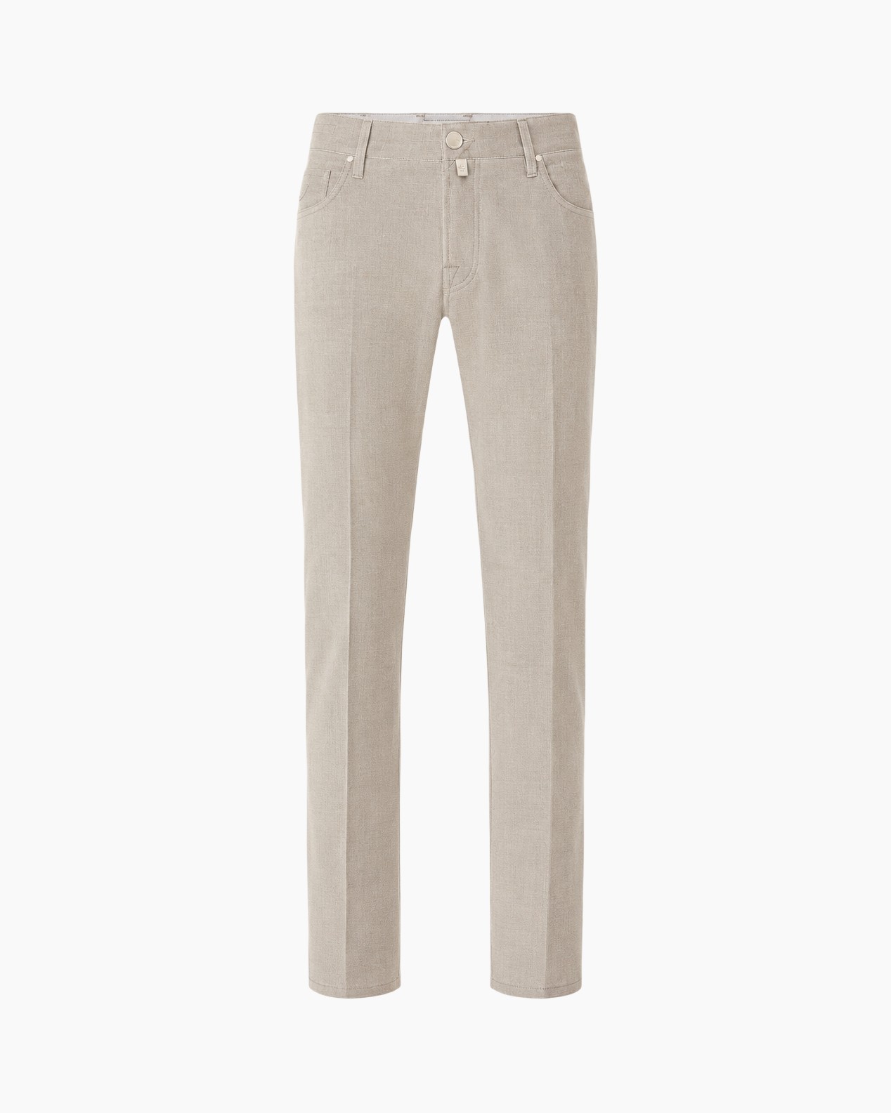 broek, broeken, beige, linnenlook, rechtePasvorm