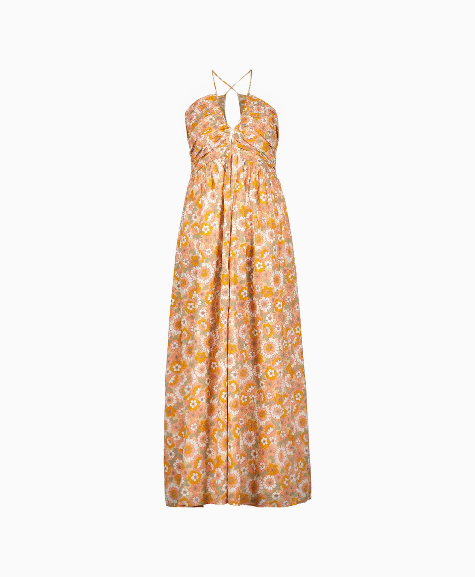 Antik Batik Jurk Blossom1sun Roestbruin