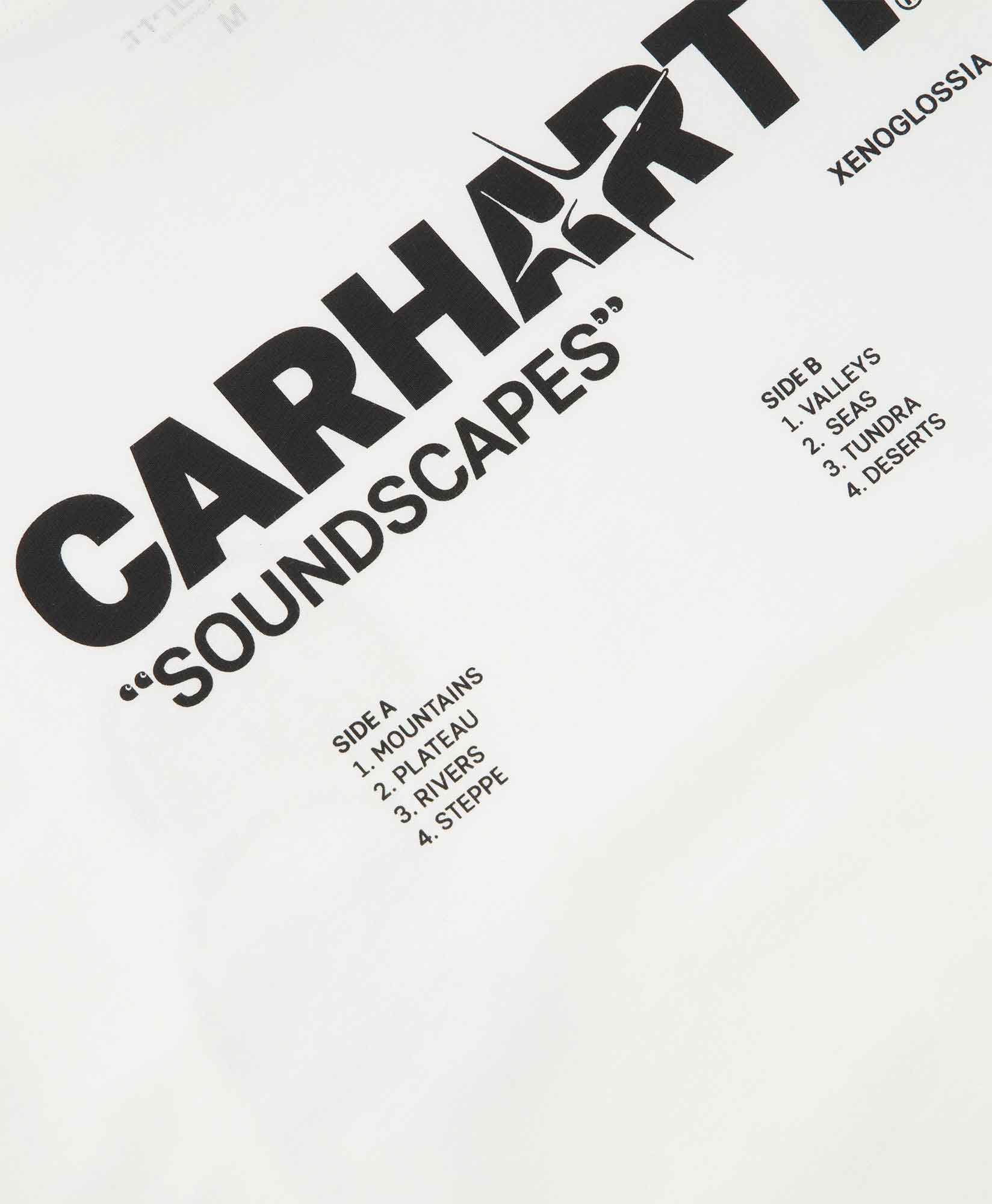 Carhartt Wip T-shirt Korte Mouw L/s Soundscapes Wit