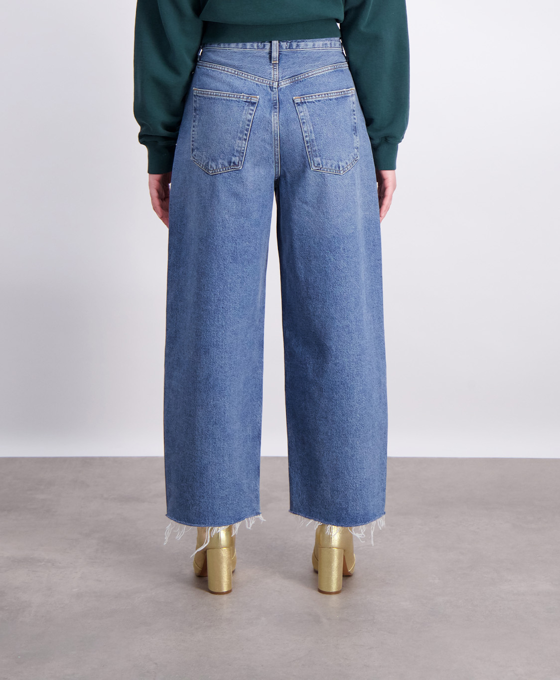 Agolde Jeans Dagna Baggy Blauw