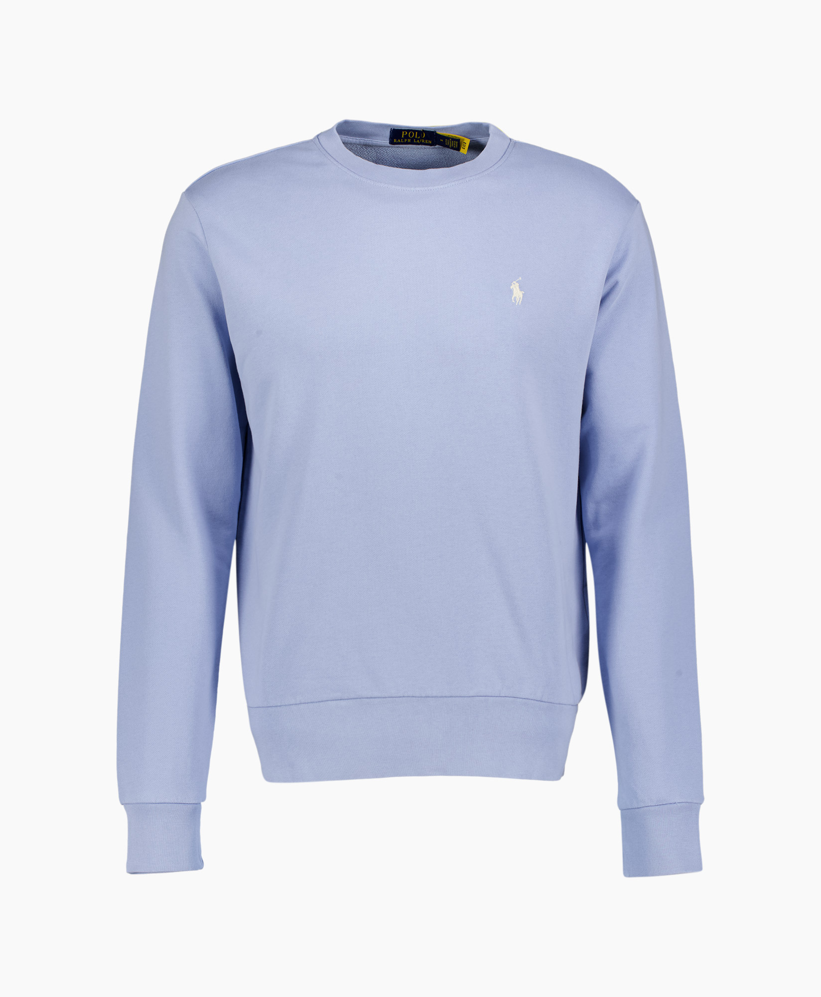 Sweater Loopback Terry Crewneck Blauw
