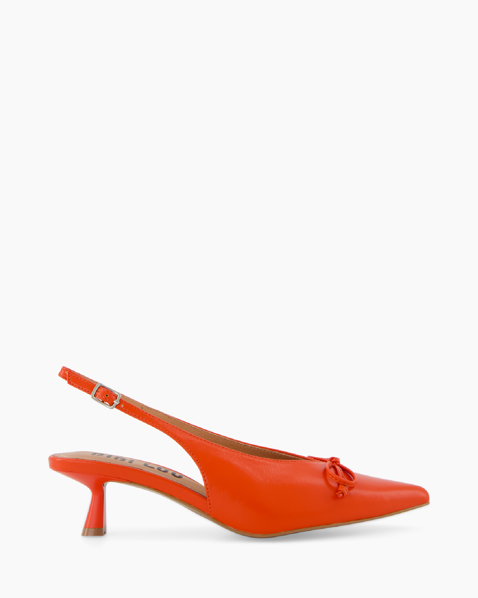 Pump Gloss Leather Rood