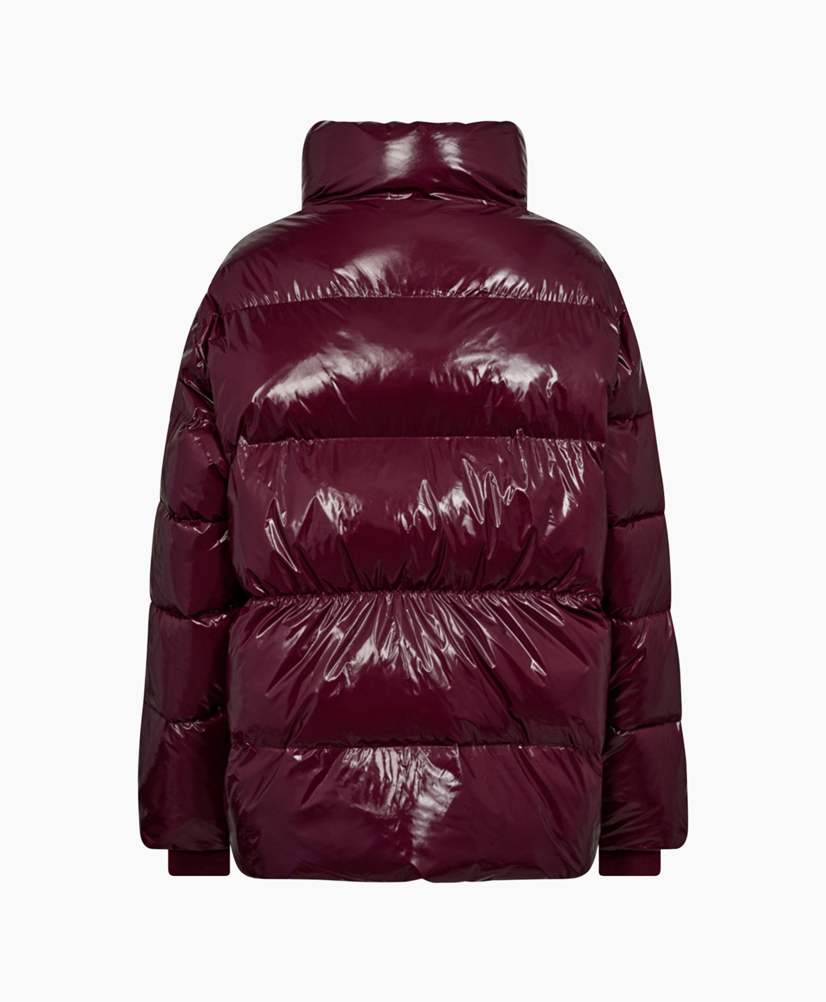 Jack Glossy Puffer Aubergine