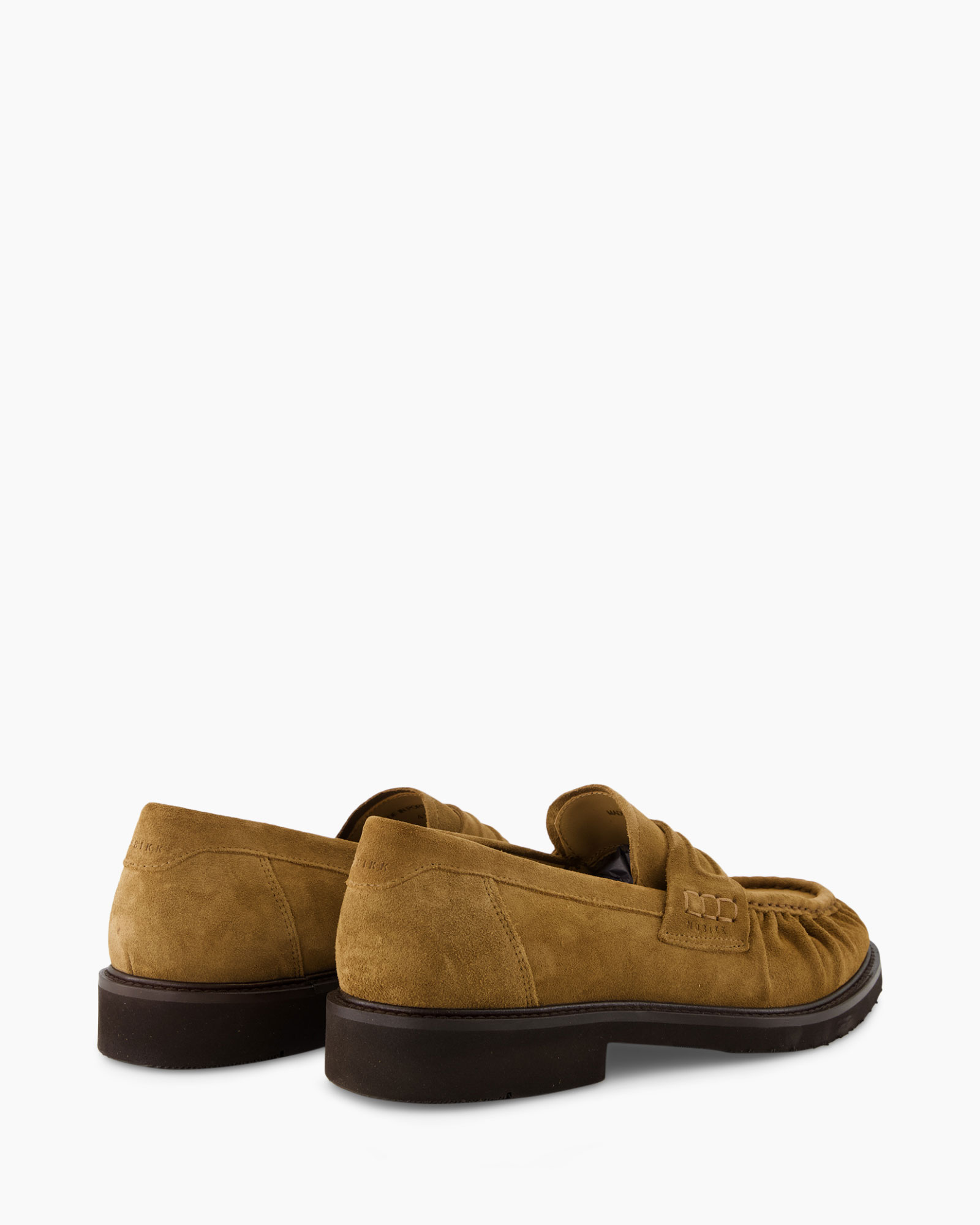 loafer, suede, bruin, mokkasin, drijvende-zool