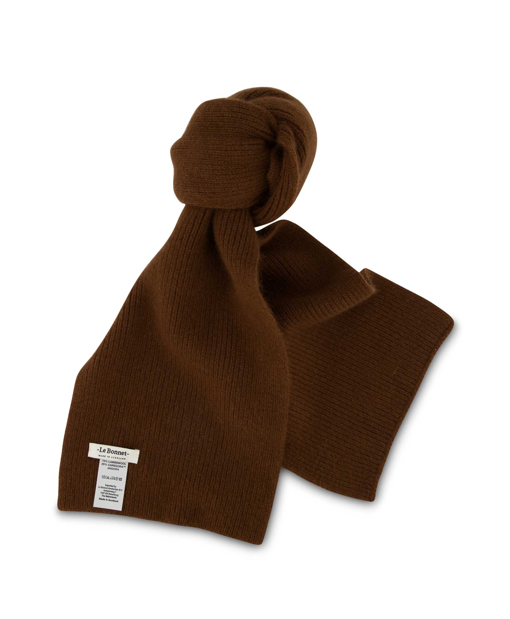 Le Bonnet Sjaal Sca-035 Bruin