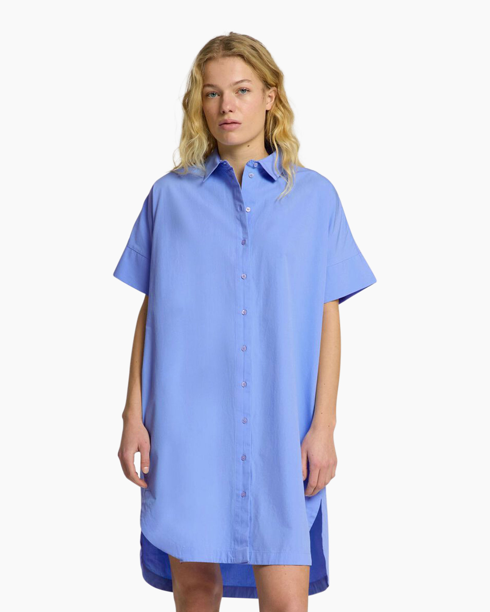 Jurk Blair 2/4 Short Shirt Dress Noos Blauw