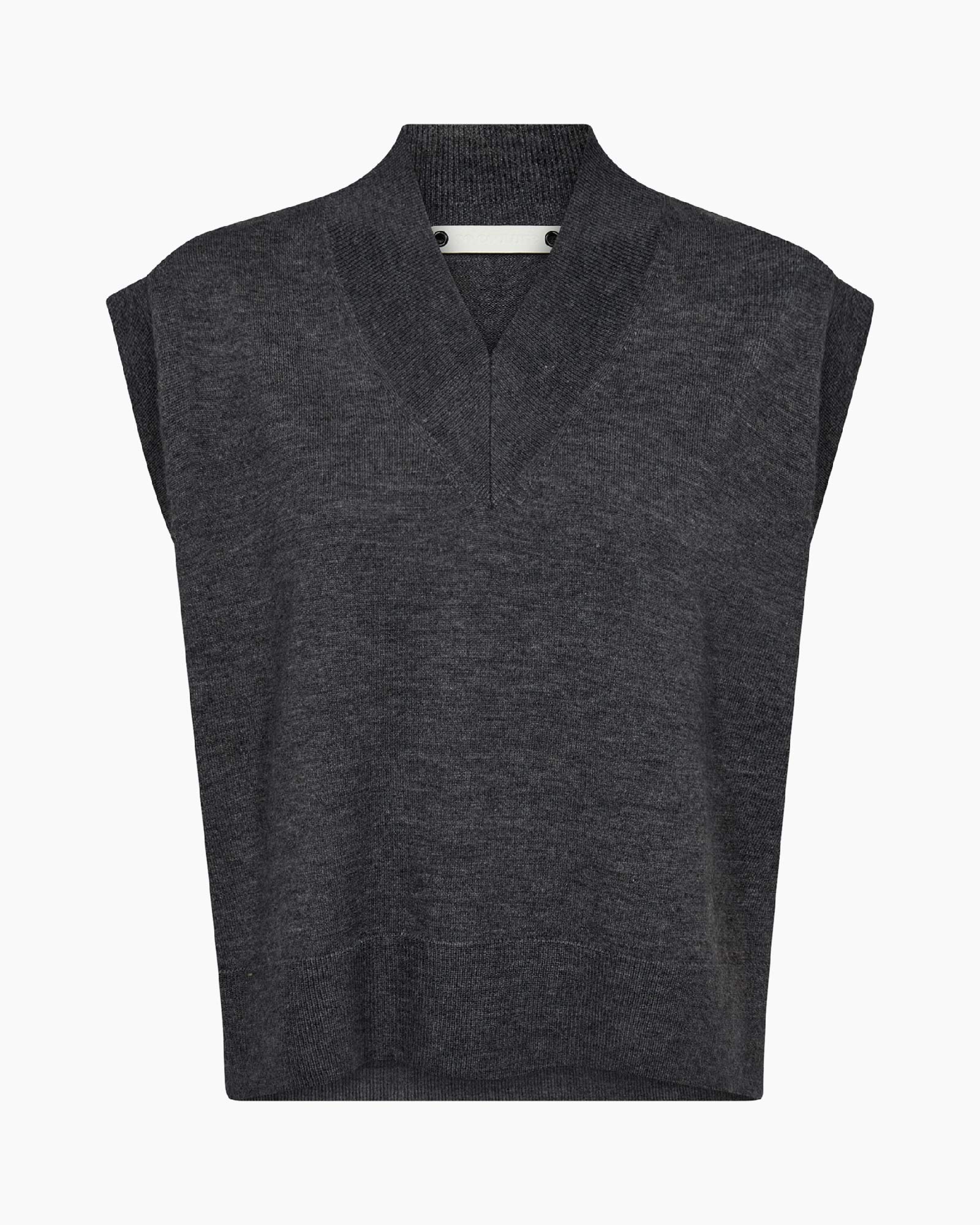 Vest My V-knit Donkergrijs