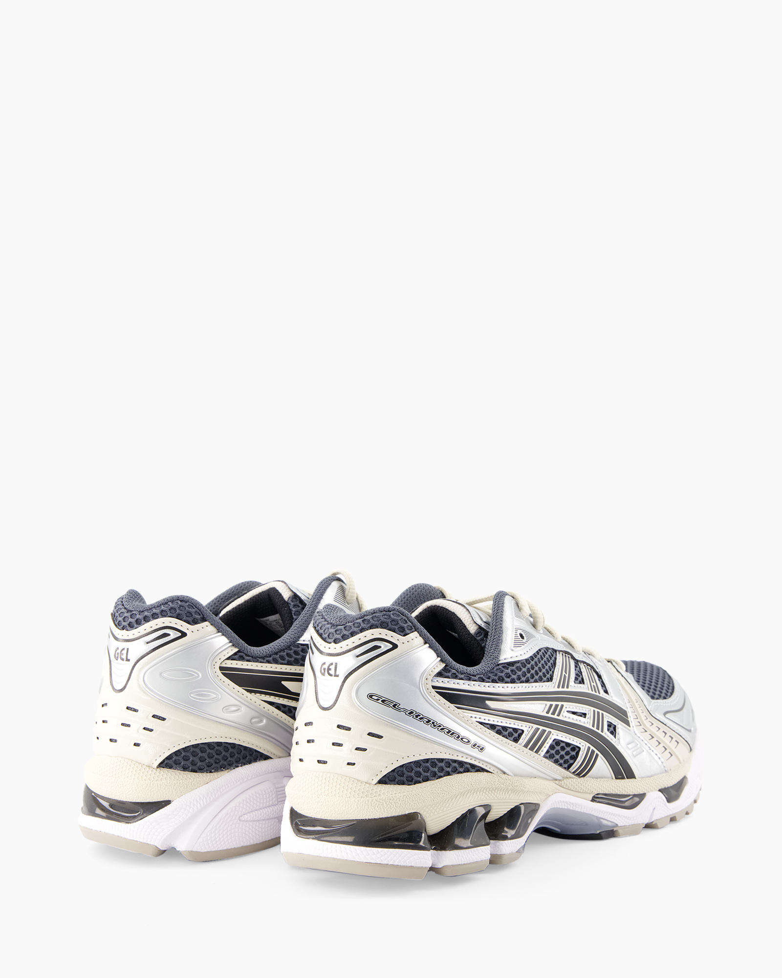 sneakers, hardloopschoenen, mesh, wit, grijs