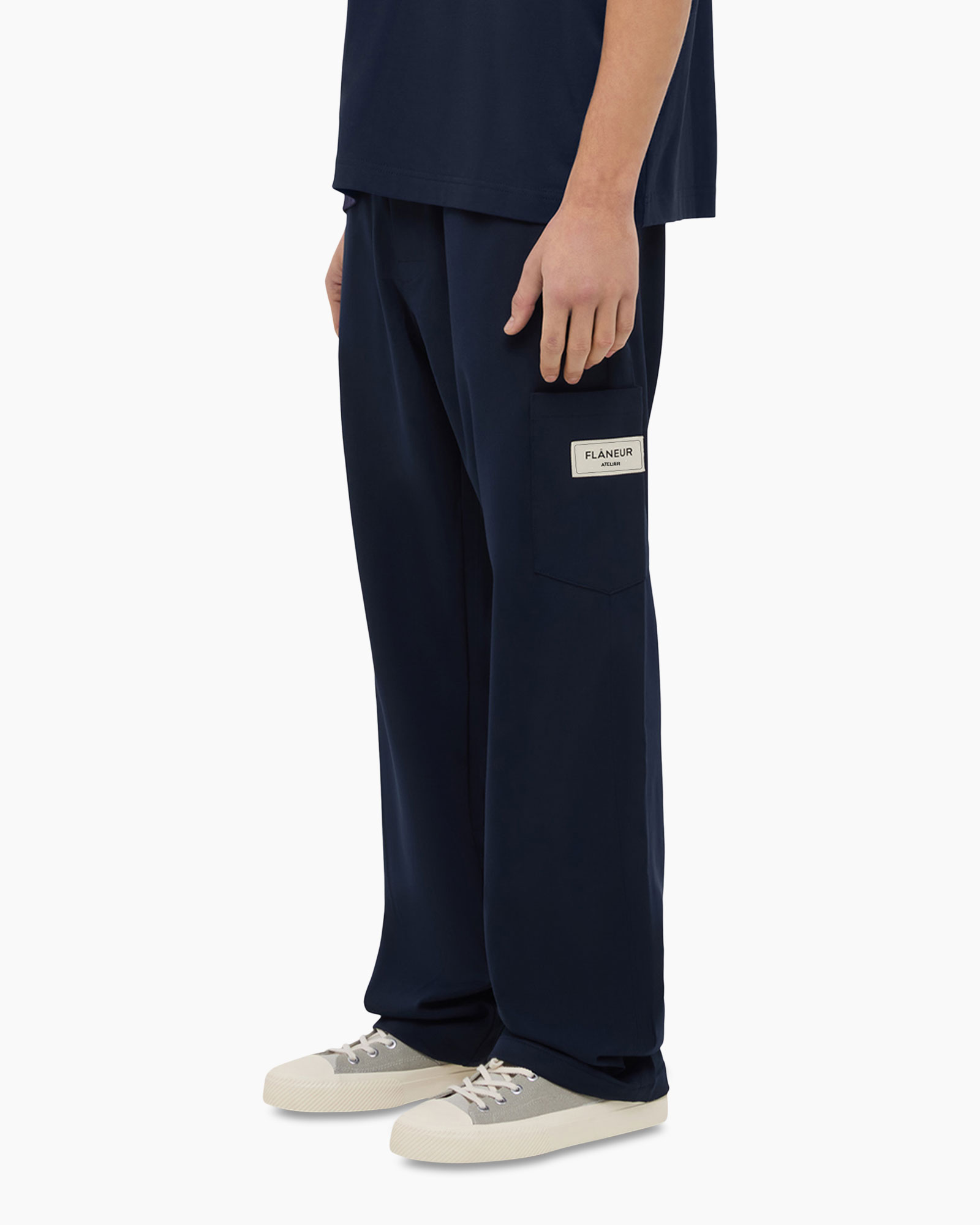 Broek Atelier Tailored Donker Blauw