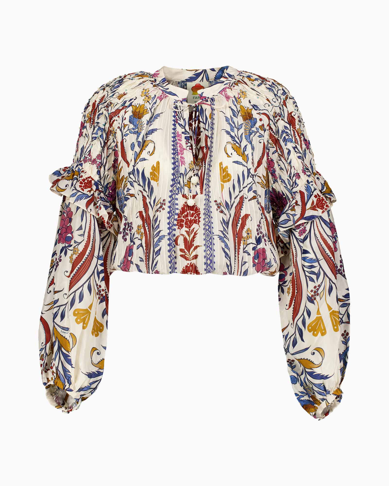 Blouse Romantic Lightness Long Sleeve Ecru