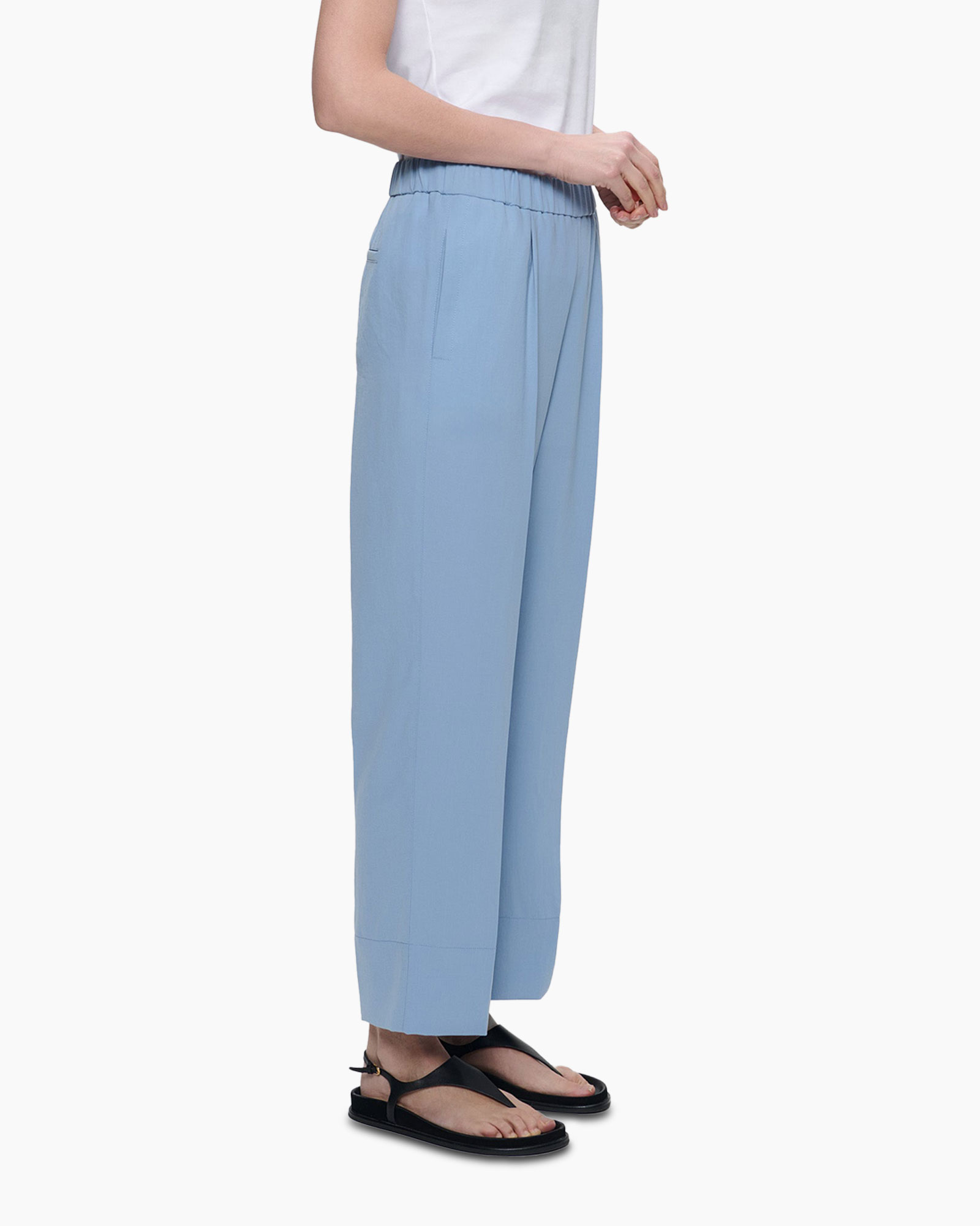 Pantalon Japanese Crepe Sydney Blauw