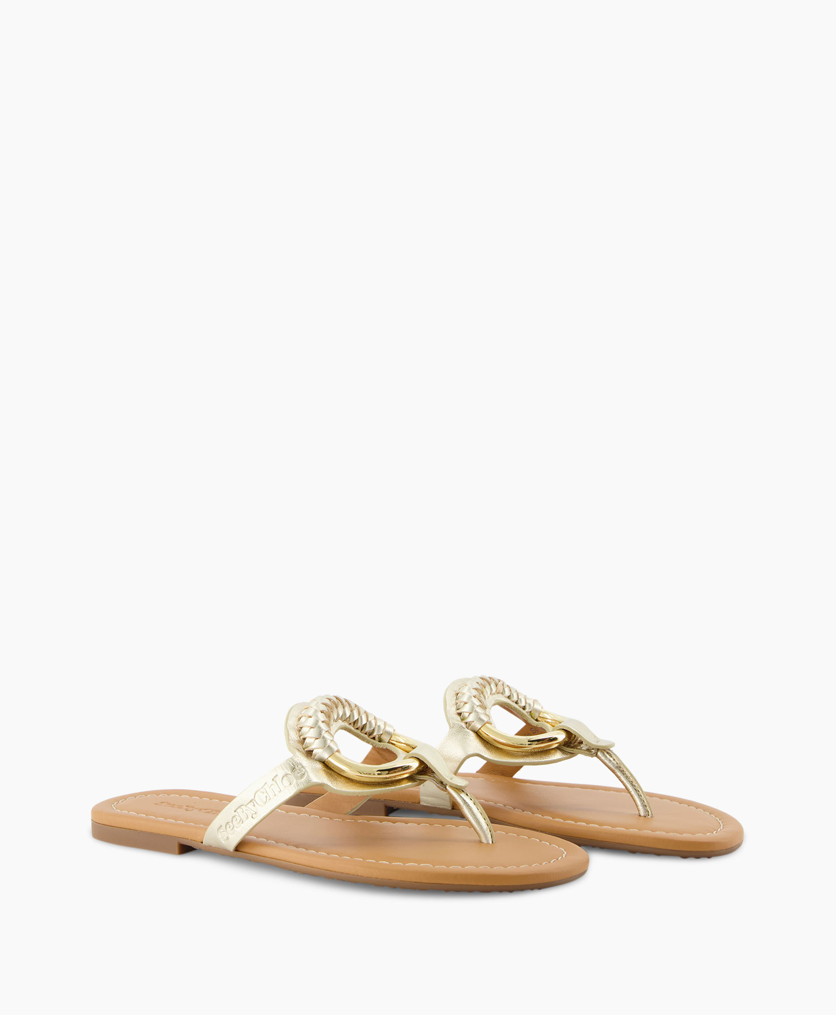 See Chloe Schoenen Sandaal Hana Goud