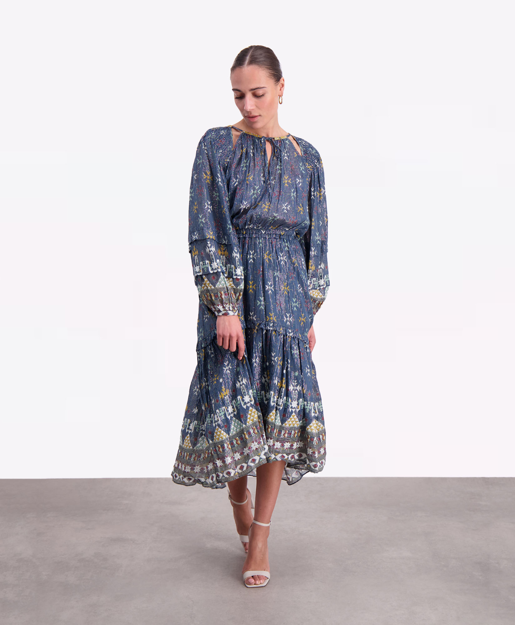 Marant toile Maxi Jurk Fratela Groen