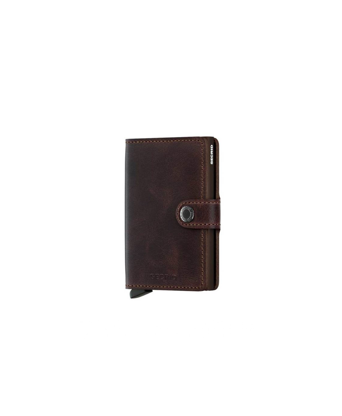 Secrid Diversen Miniwallet Vintage Chocolate Bruin