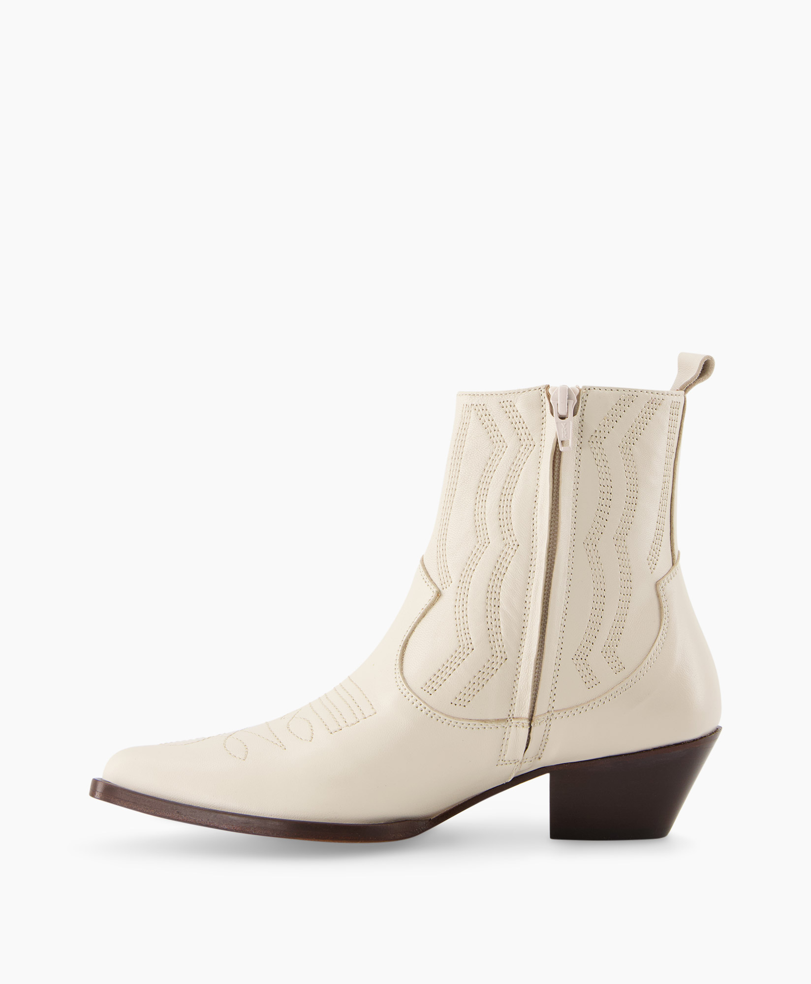 Toral Enkellaars Tl-blues Off White