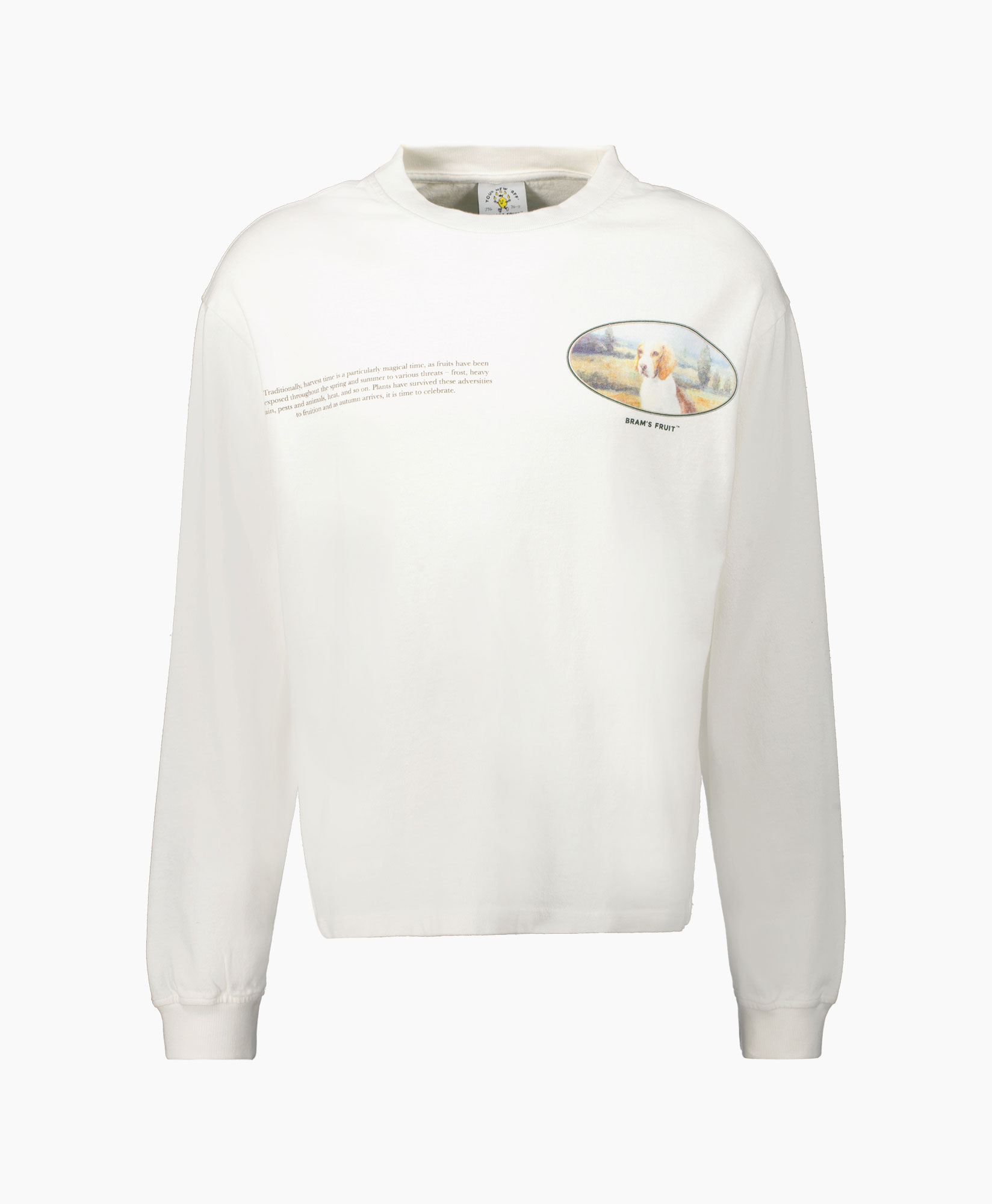 Bram's Fruit Longsleeve Beagle Longsleeve Wit