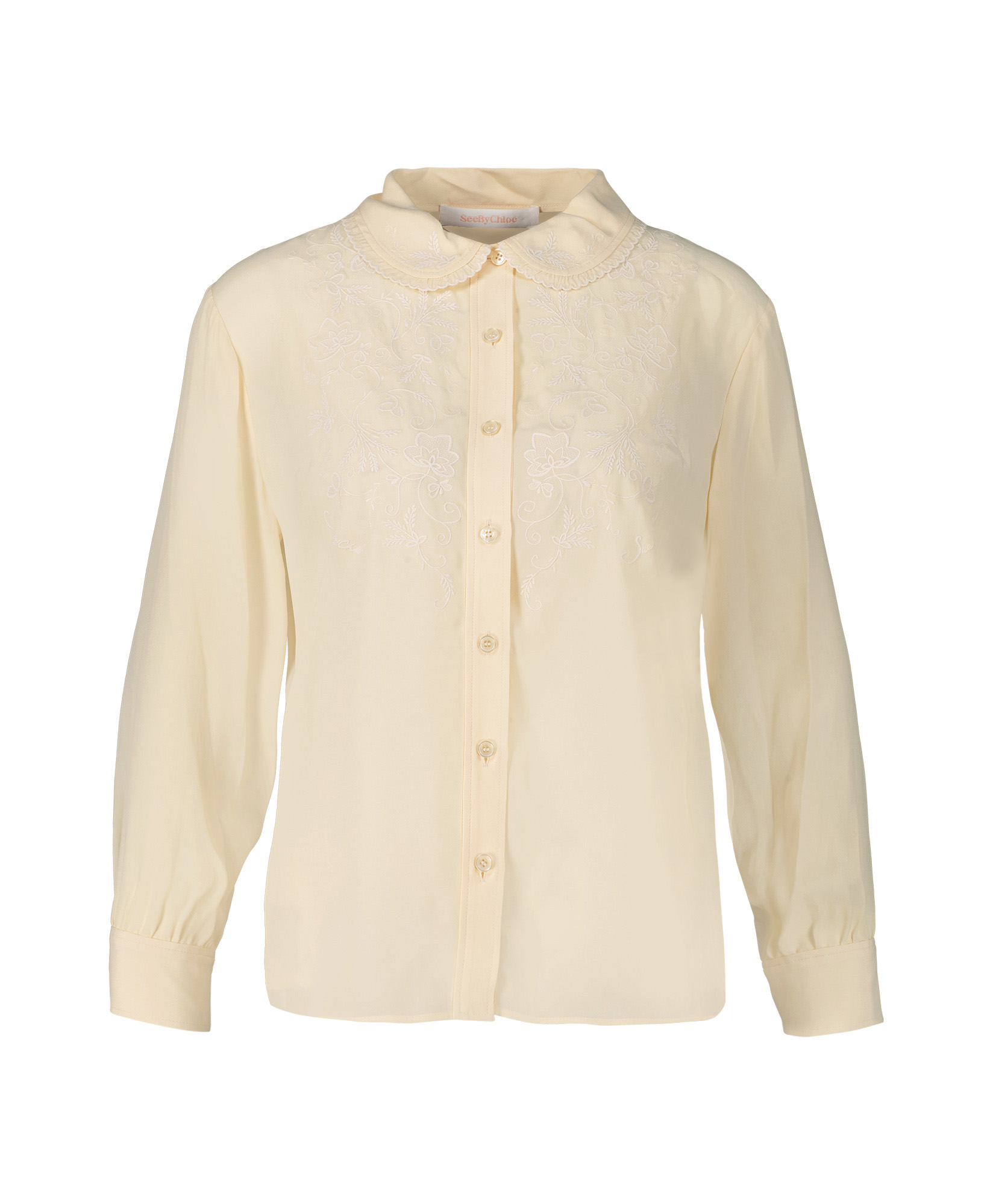 See By Chloe Blouse Chs22wht09022 Beige