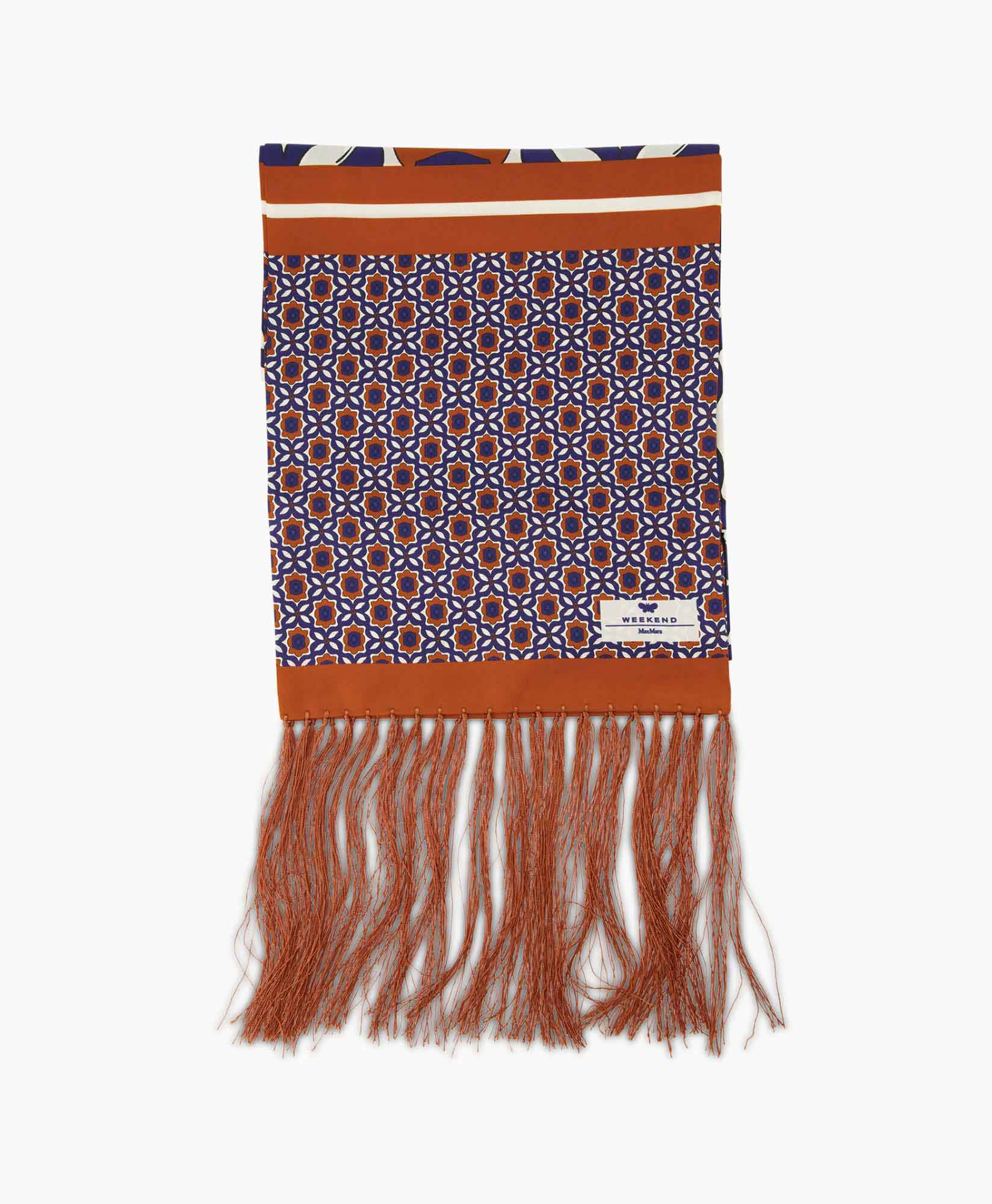 Maxmara Weekend Sjaal Velia Blauw dessin