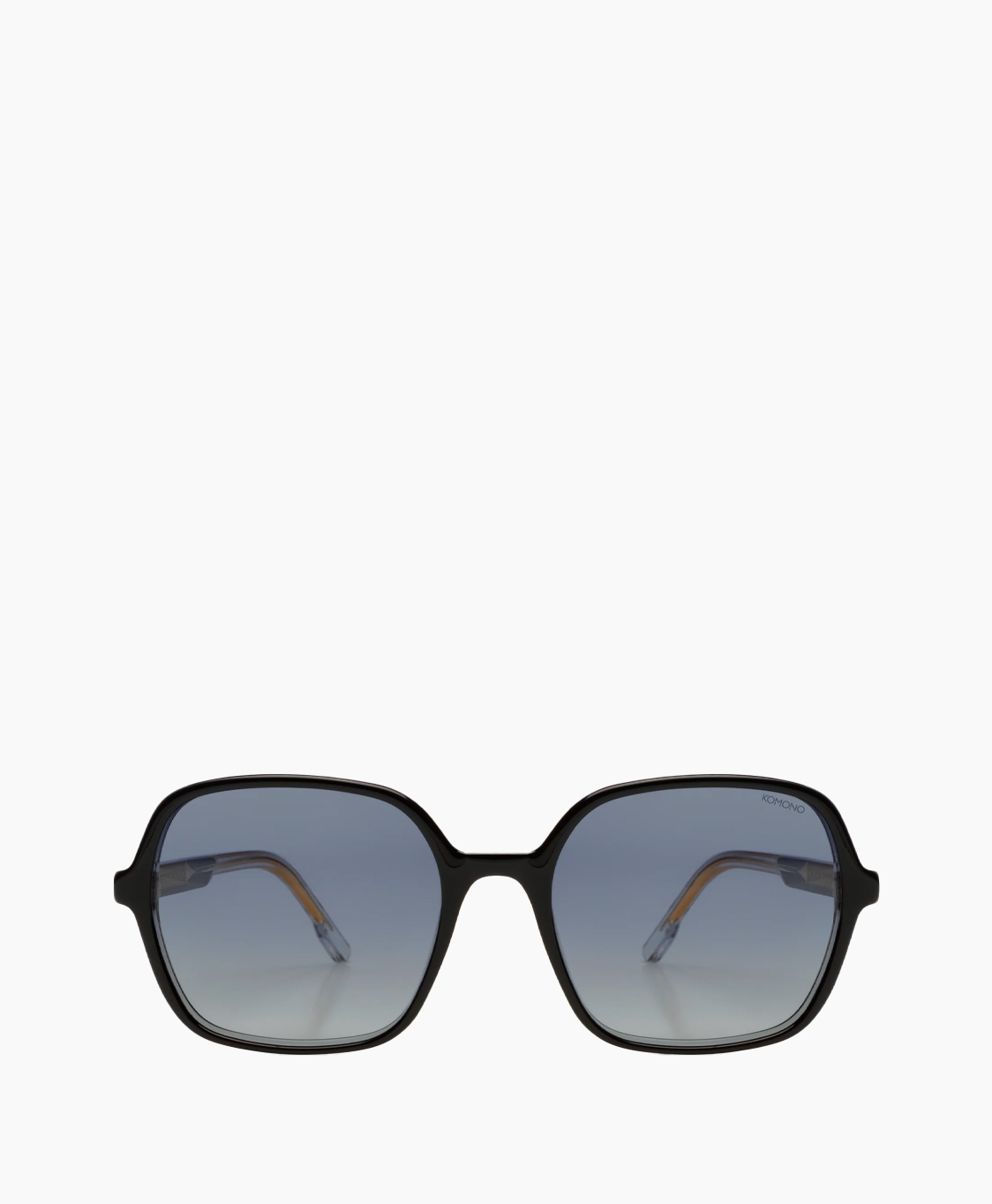 Komono Zonnebril Petra Black Clear Zwart