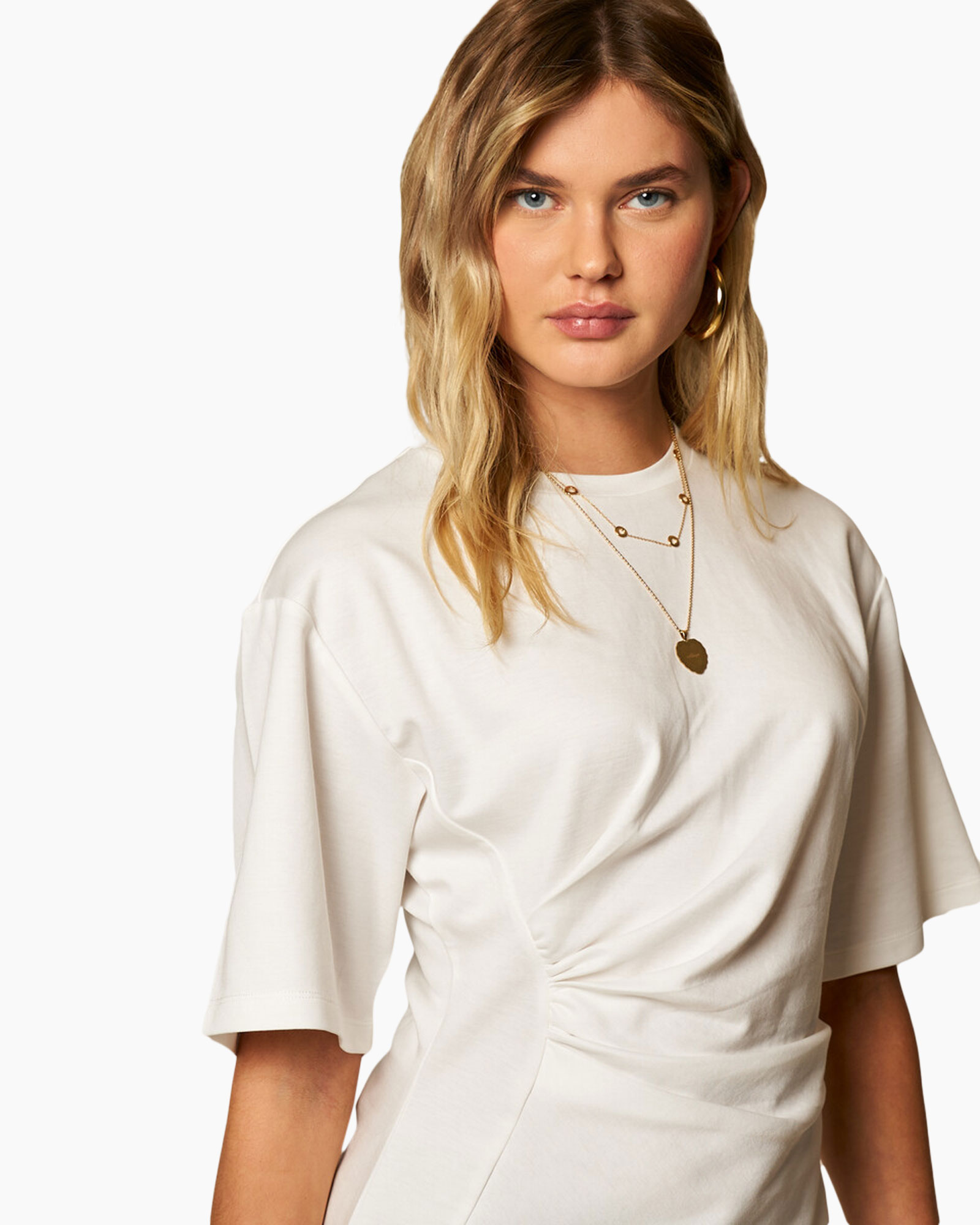 Blouse, Accessories, Pendant, Person, Woman