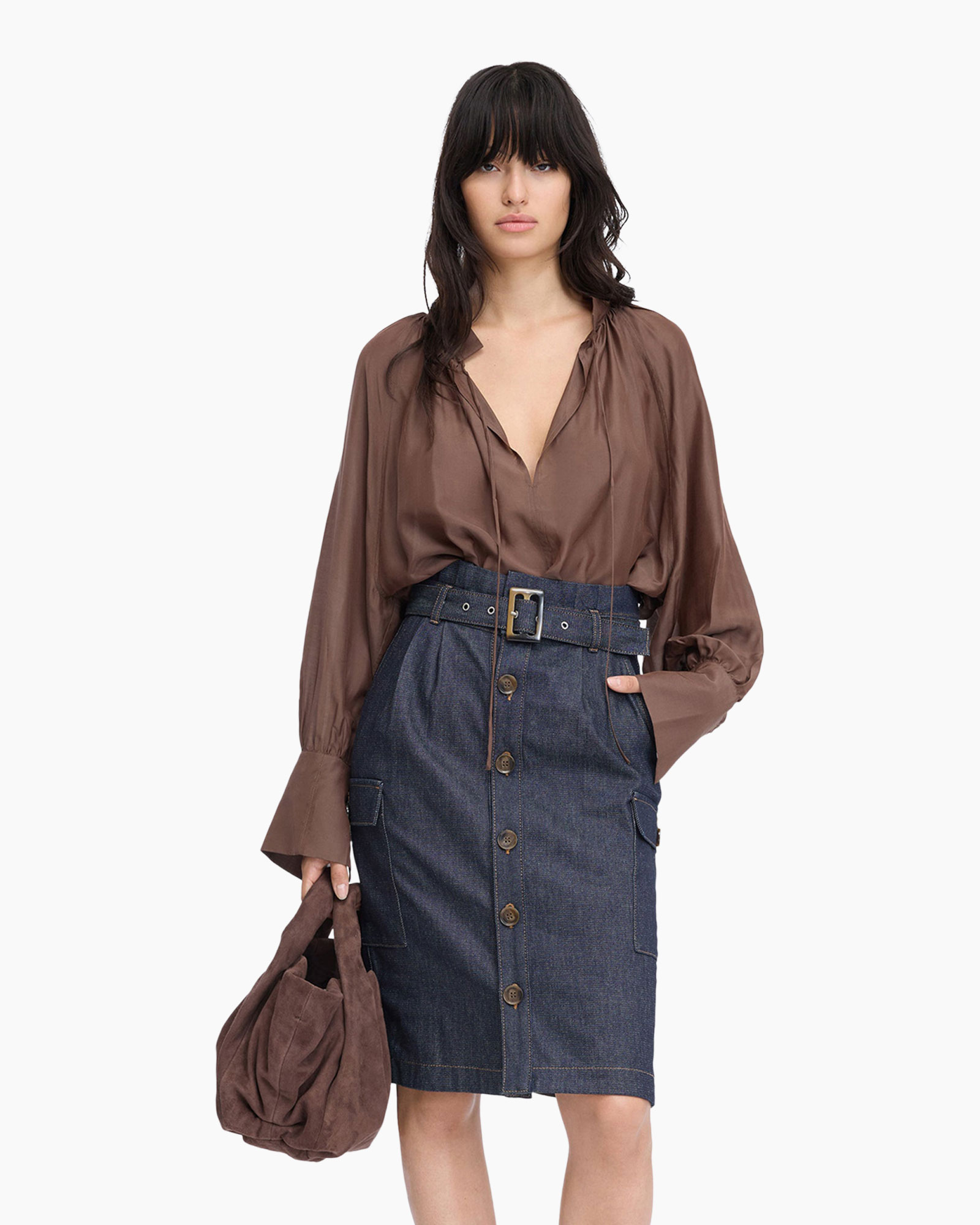 Blouse Roseberger Bruin