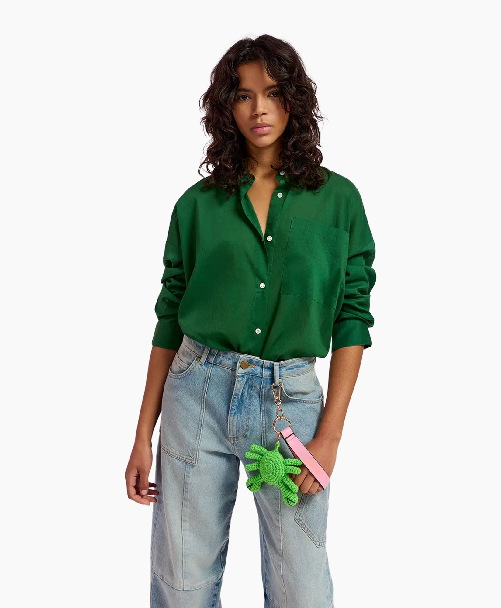 Blouse Fummus Donker Groen