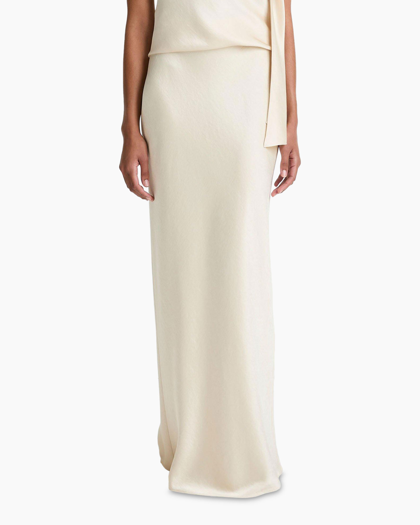 Skirt, Formal Wear, Person, Dress, Linen