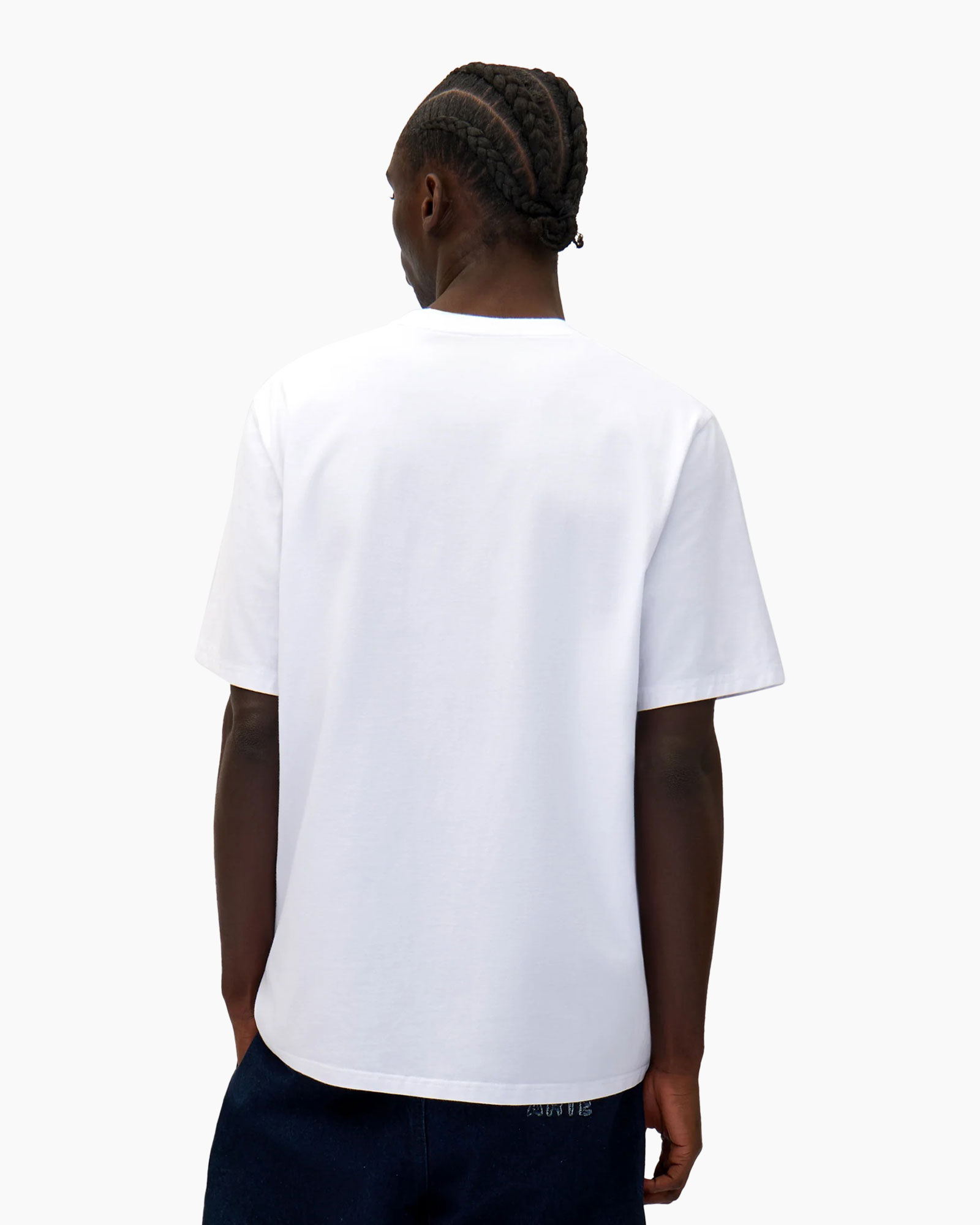 T-shirt Korte Mouw Big Circled Bird Logo Tee Wit