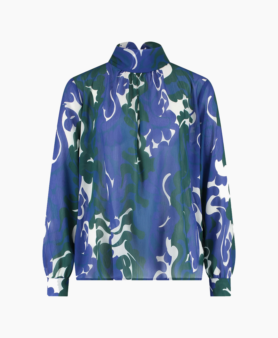 Studio Anneloes Blouse Iza Big Ornament Donker Groen