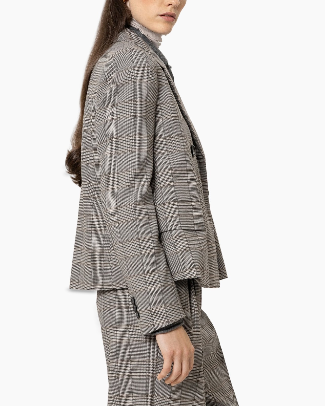 blazer, affiches, grijs, pak, jas