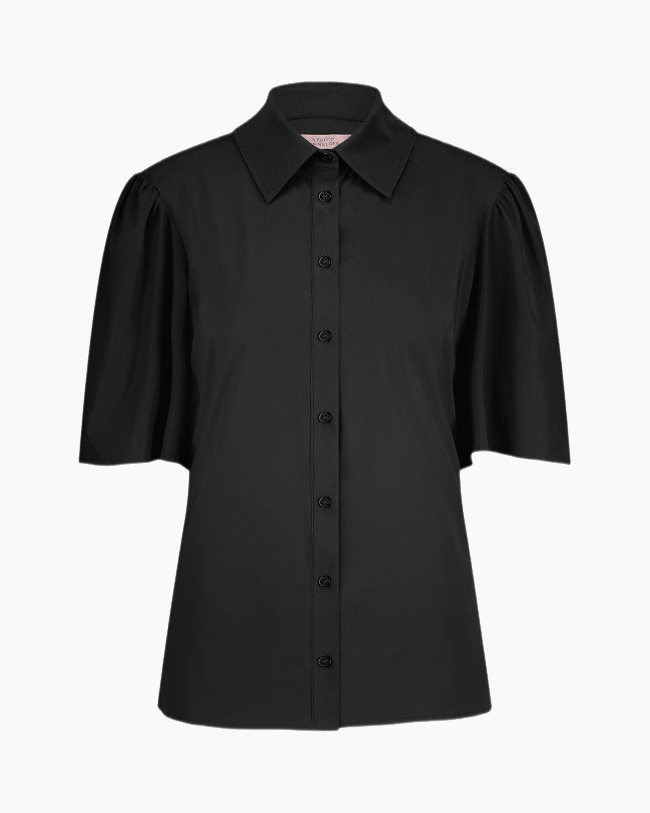 Blouse Poppy Butterfly Zwart dessin