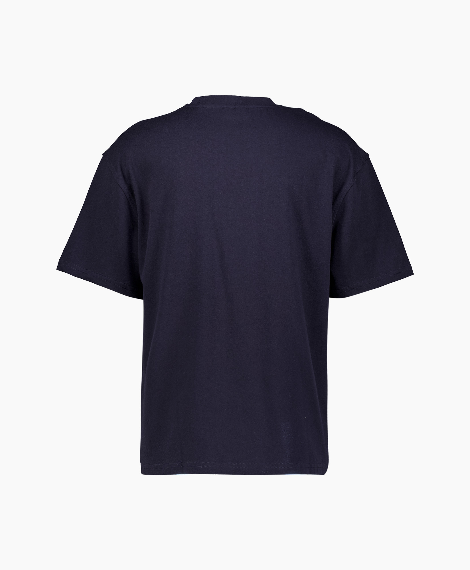 T-shirt Korte Mouw Crew Donker Blauw