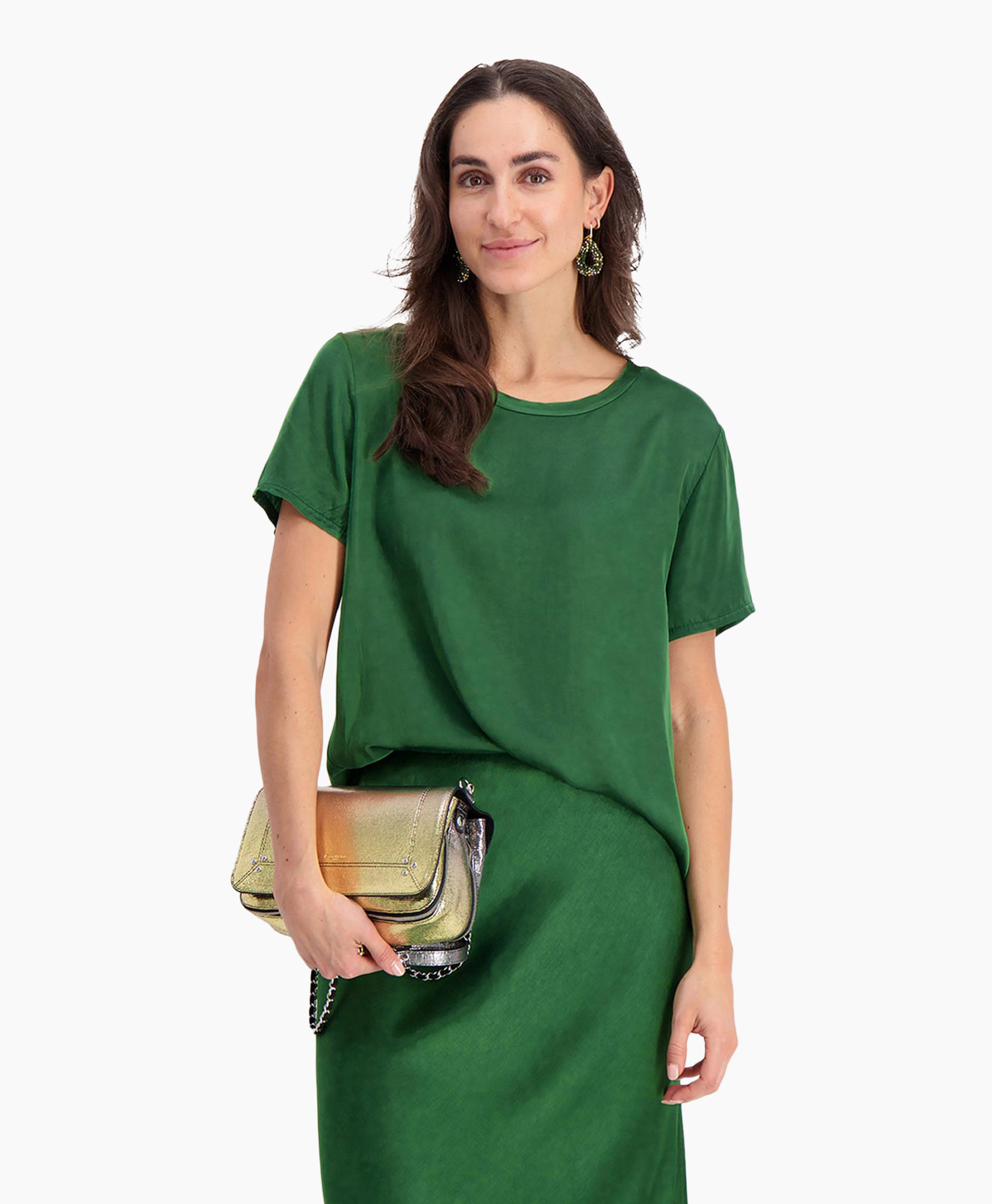 Top Round Neck Groen