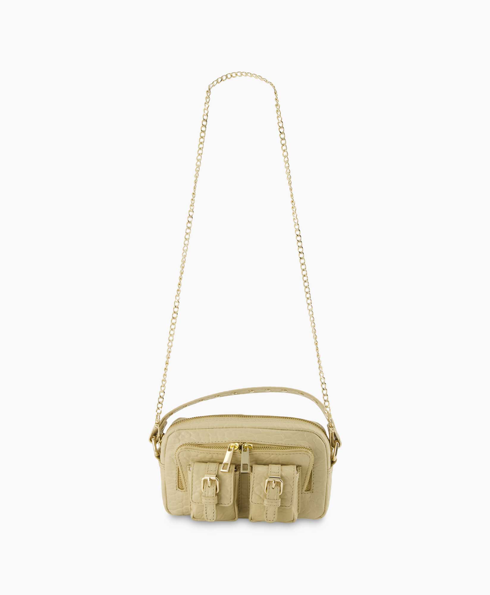 Schouder / Hand Tas Helena Buckle New Zealand Beige