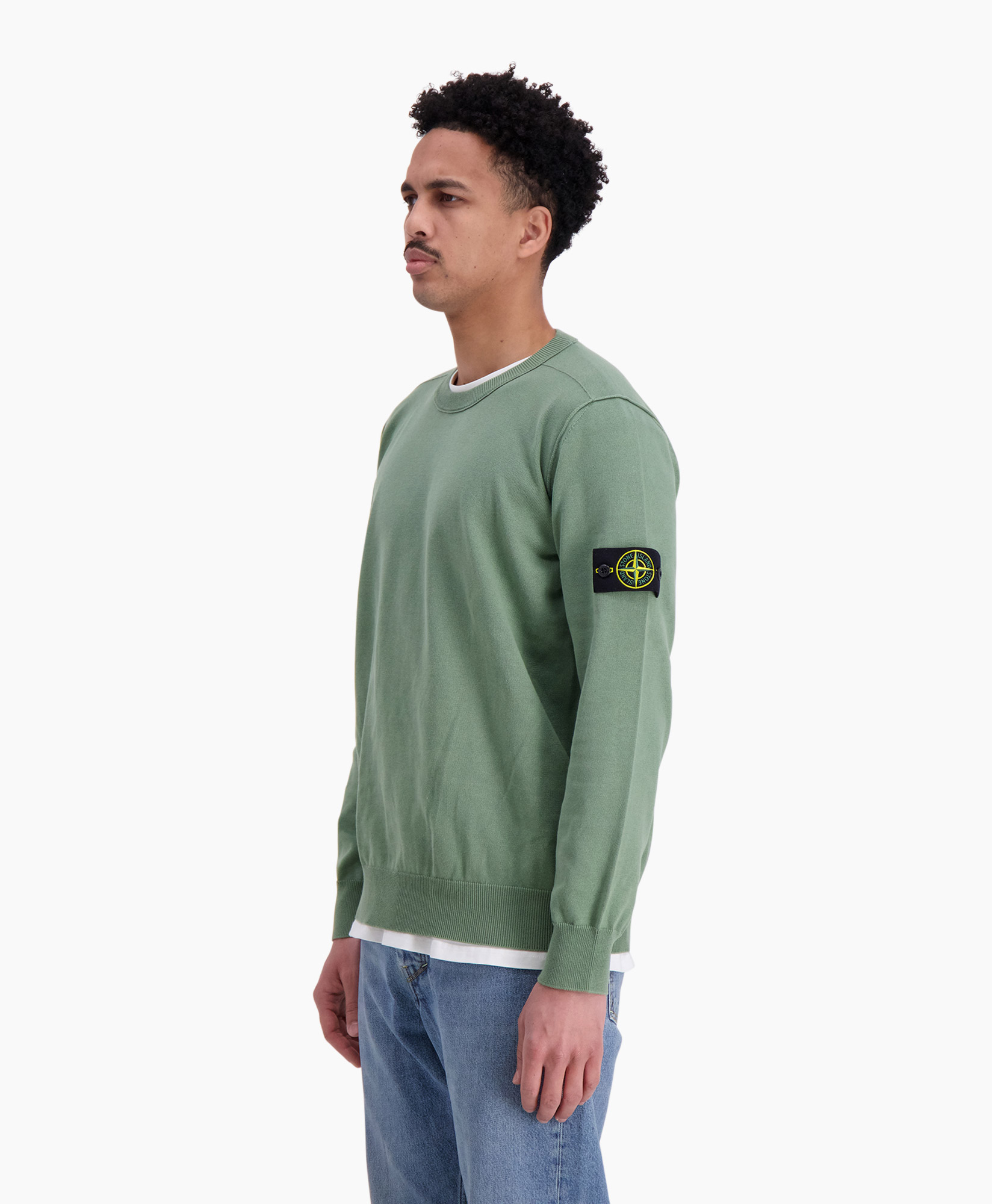 Stone Island Pullover 0b2.1 licht groen