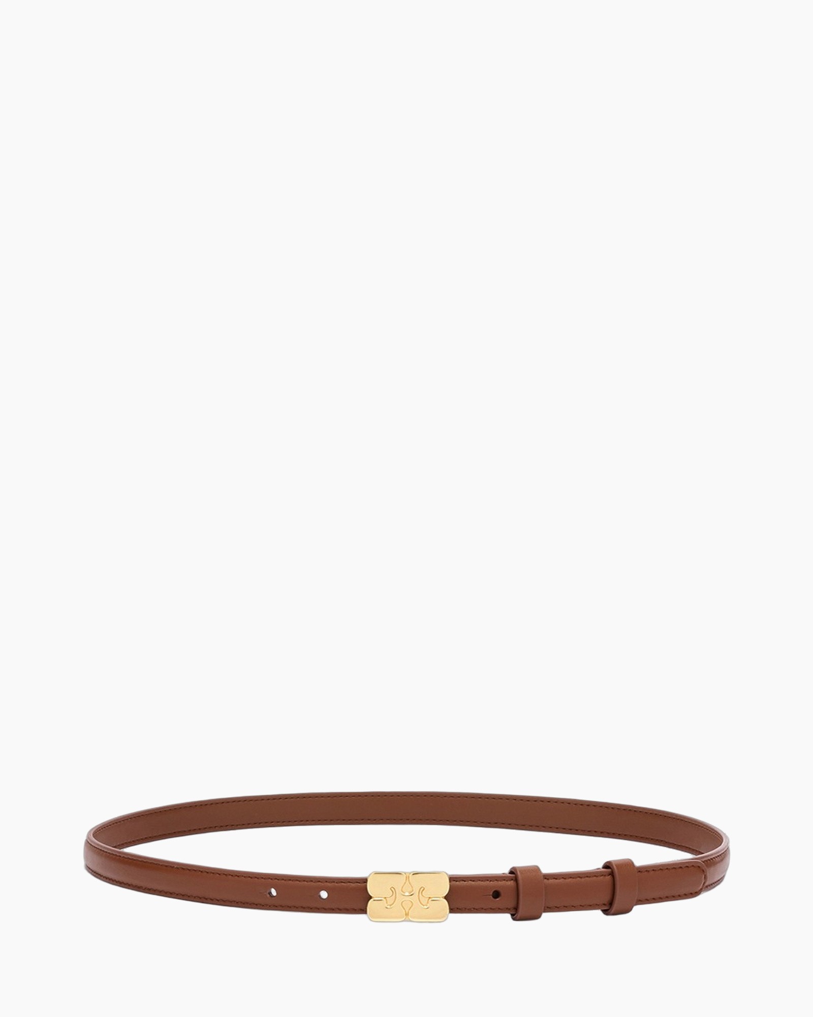 riem, taille riem, bruin, leer, gouden gesp