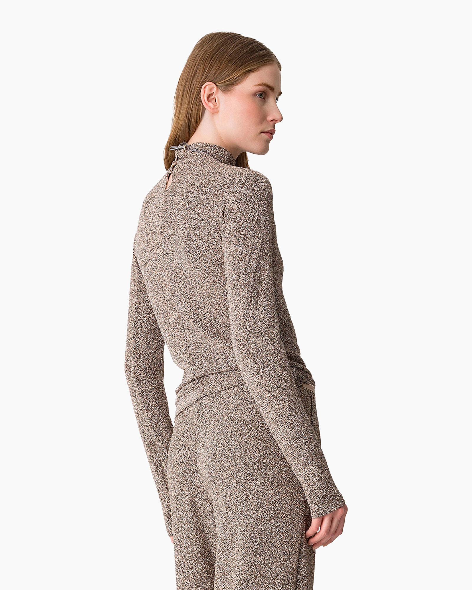 Top & T-shirt Vrille Lurex Jersey Licht Grijs