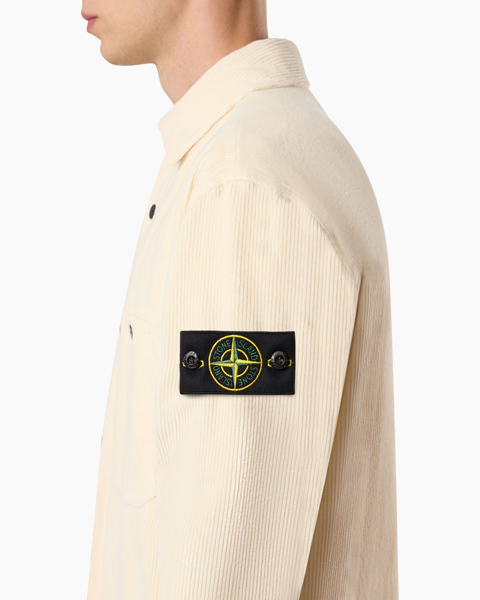 Overshirt Organic Cotton Corduroy 800 Off White