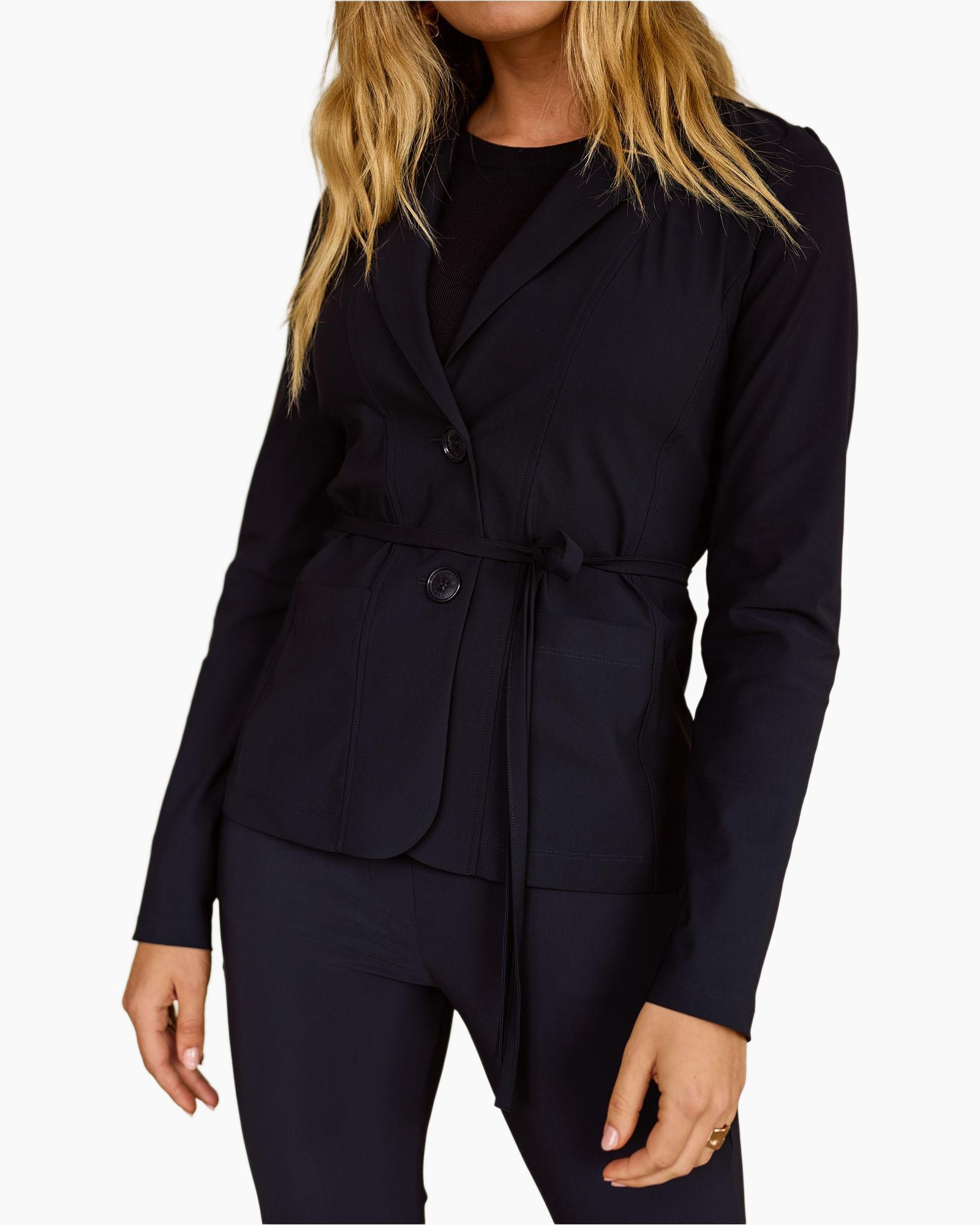 Blazer Clean Donker Blauw