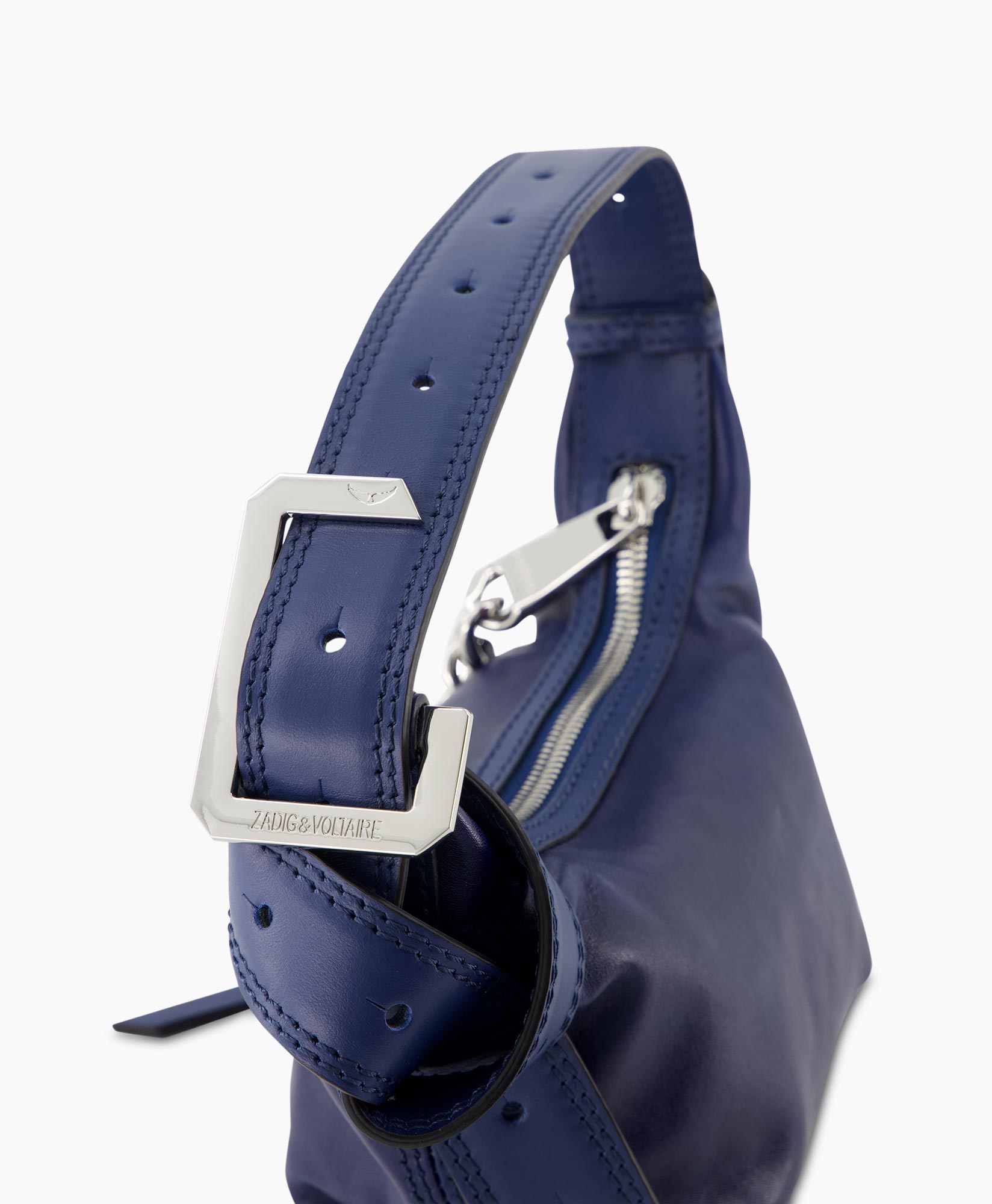 Schouder / Hand Tas Le Cecilia Xs Leather With Veg Donker Blauw