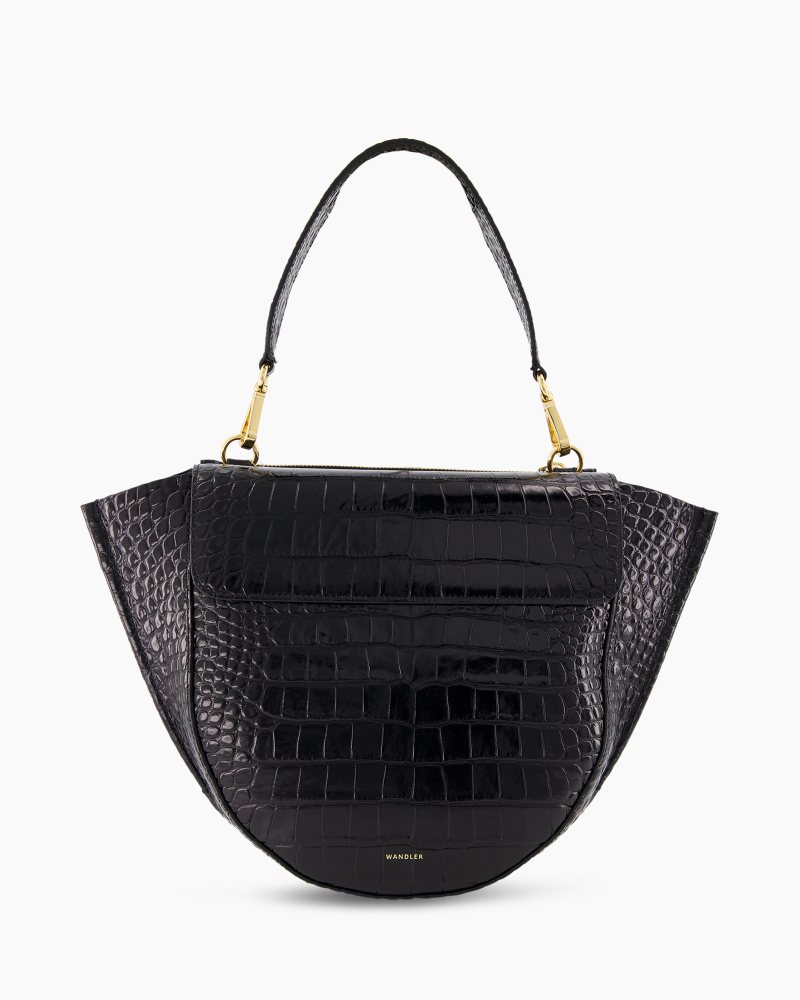 Crossbody Tas Hortensia Medium Zwart
