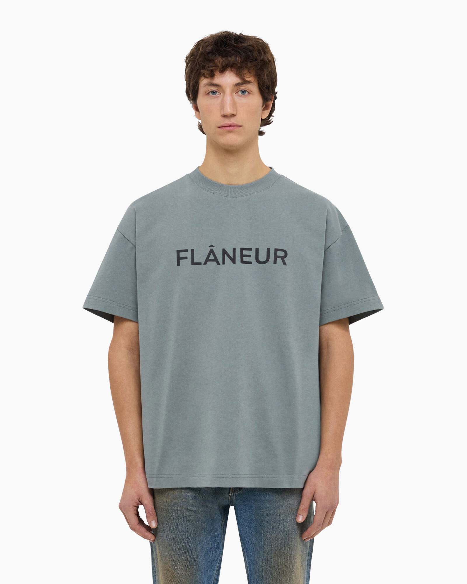 T-shirt Korte Mouw Printed Logo Groen
